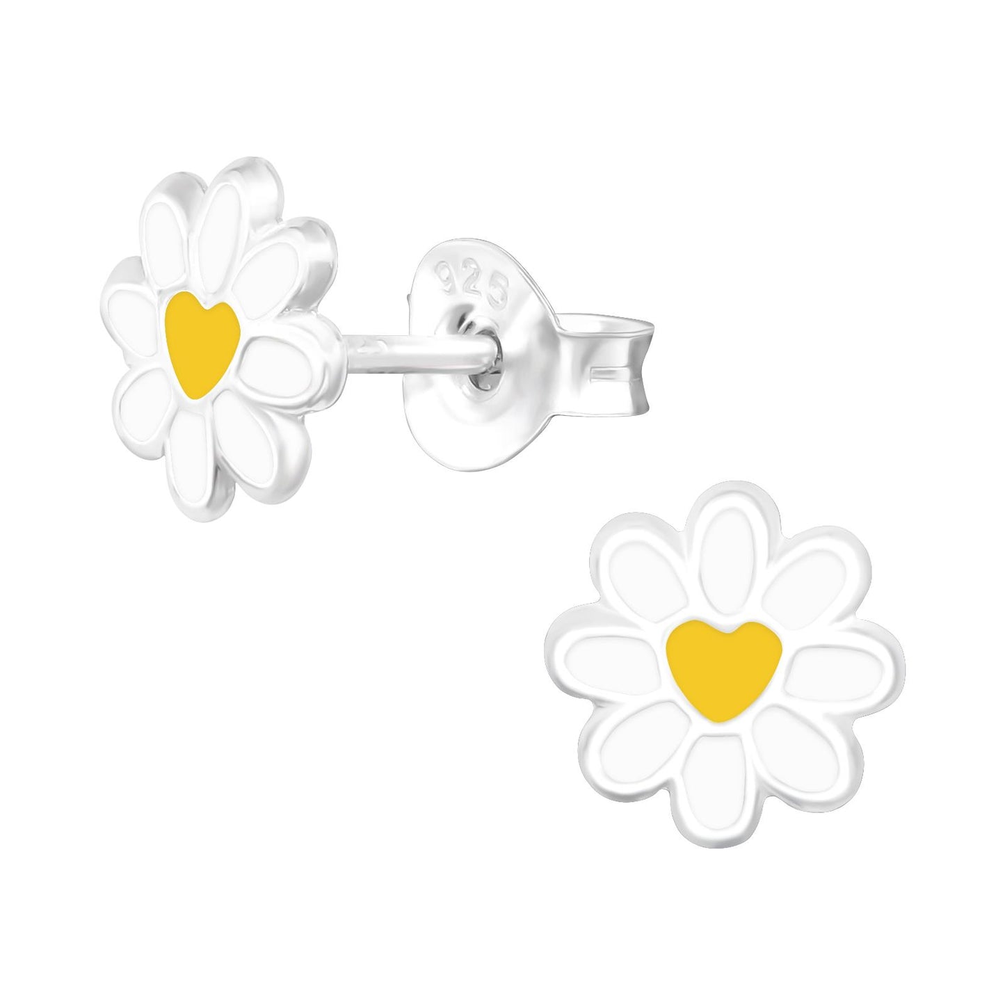 Mädchen Ohrringe Blume aus 925 Silber