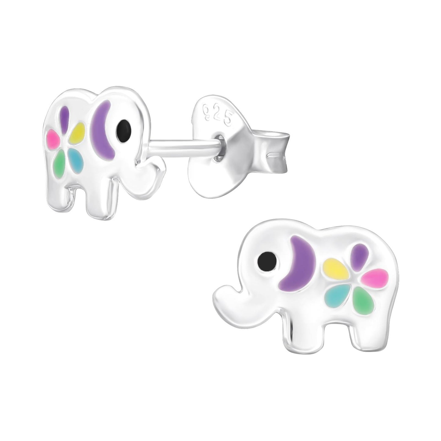 Kinder Ohrringe Elefant aus 925 Silber