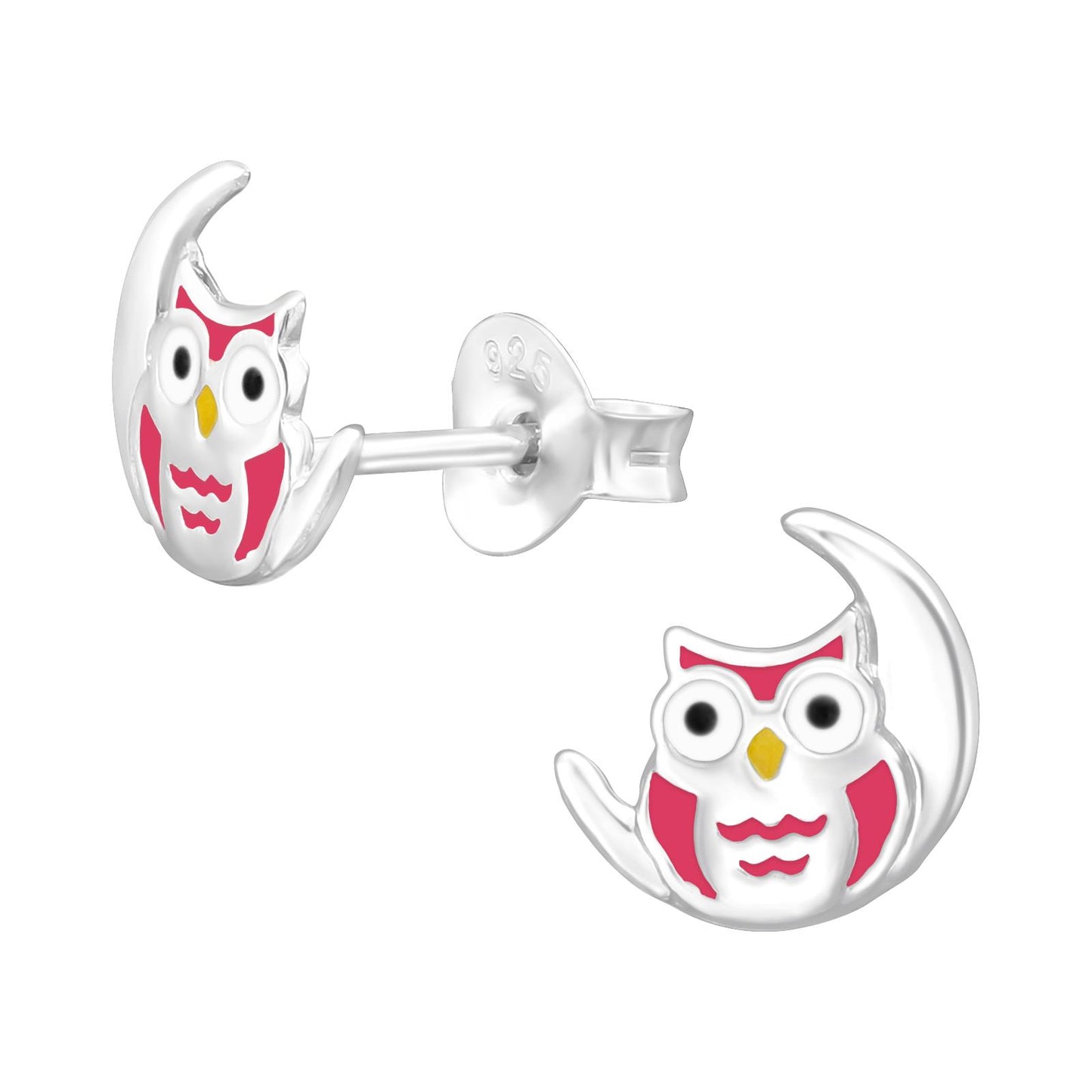 Mädchen Ohrringe Eule aus 925 Silber