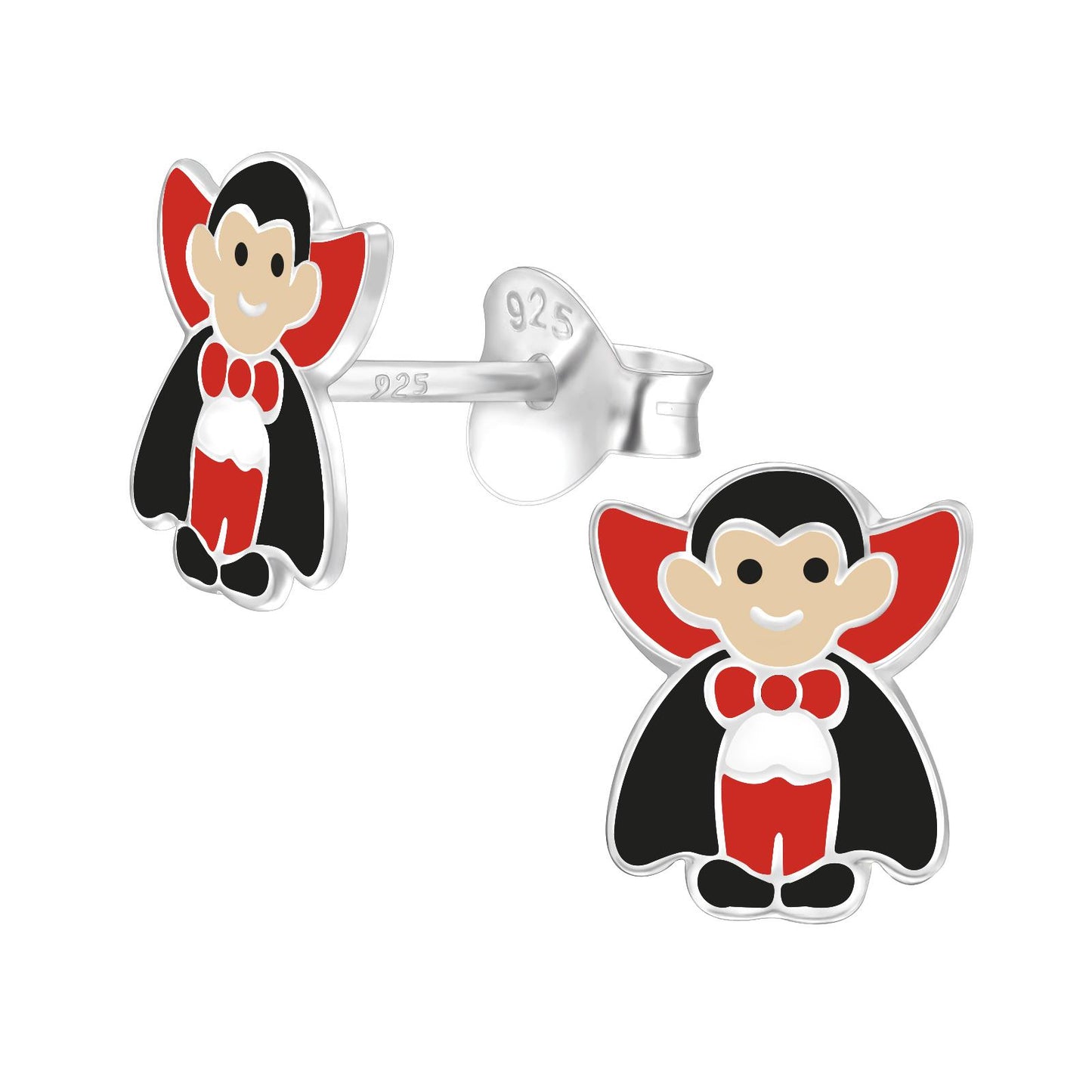 Kinder Ohrringe Vampir aus 925 Silber