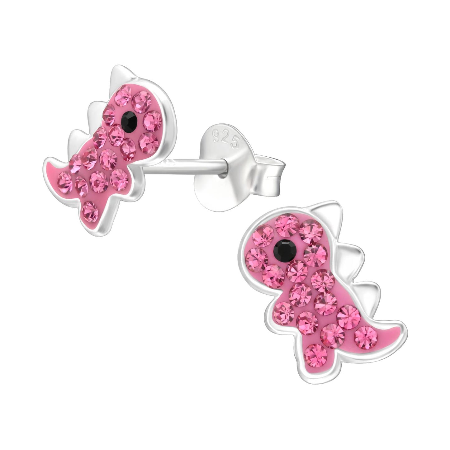 Jungen Ohrringe Dinosaurier aus 925 Silber