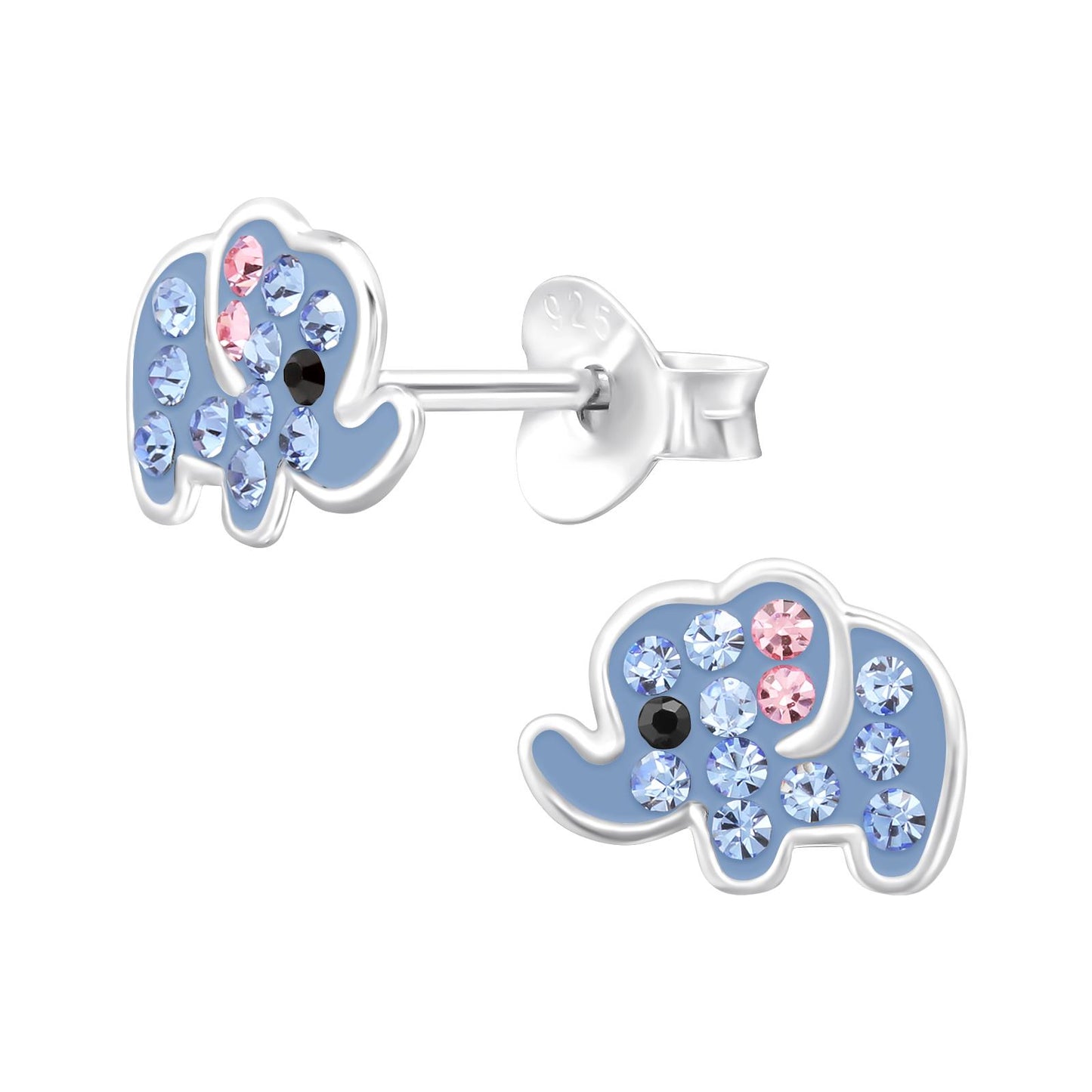 Kinder Ohrringe Elefant aus 925 Silber