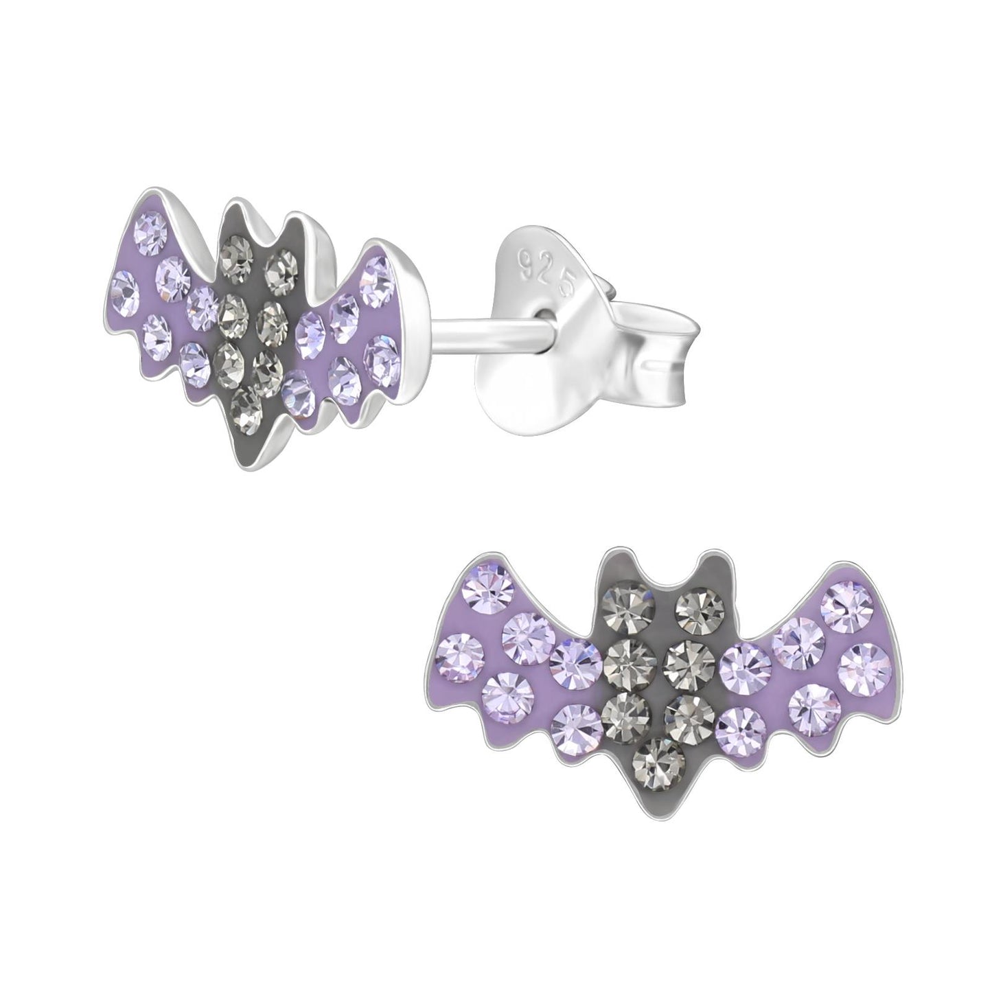 Kinder Ohrringe Fledermaus aus 925 Silber