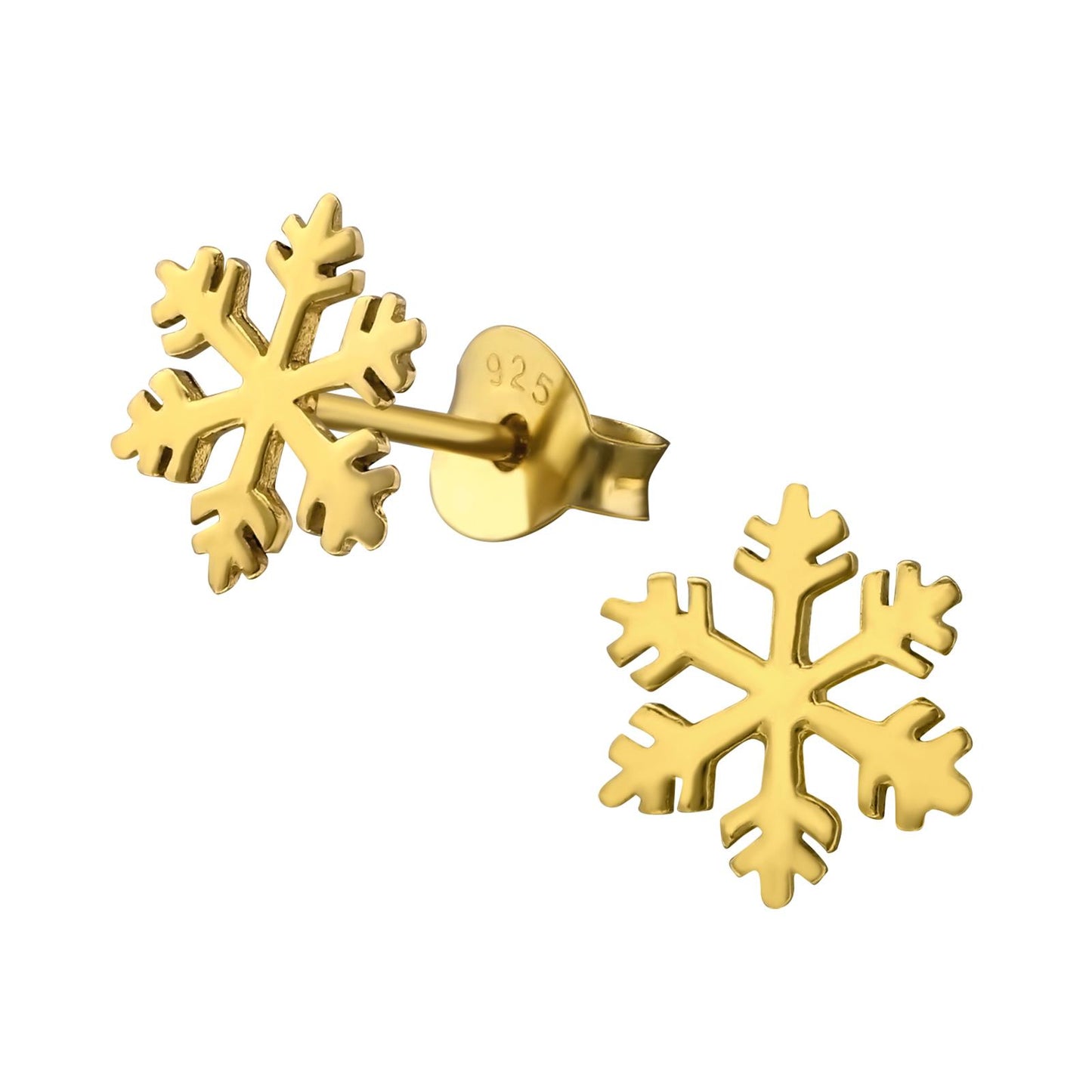 Children's Snowflake Earrings made of 925 Silver