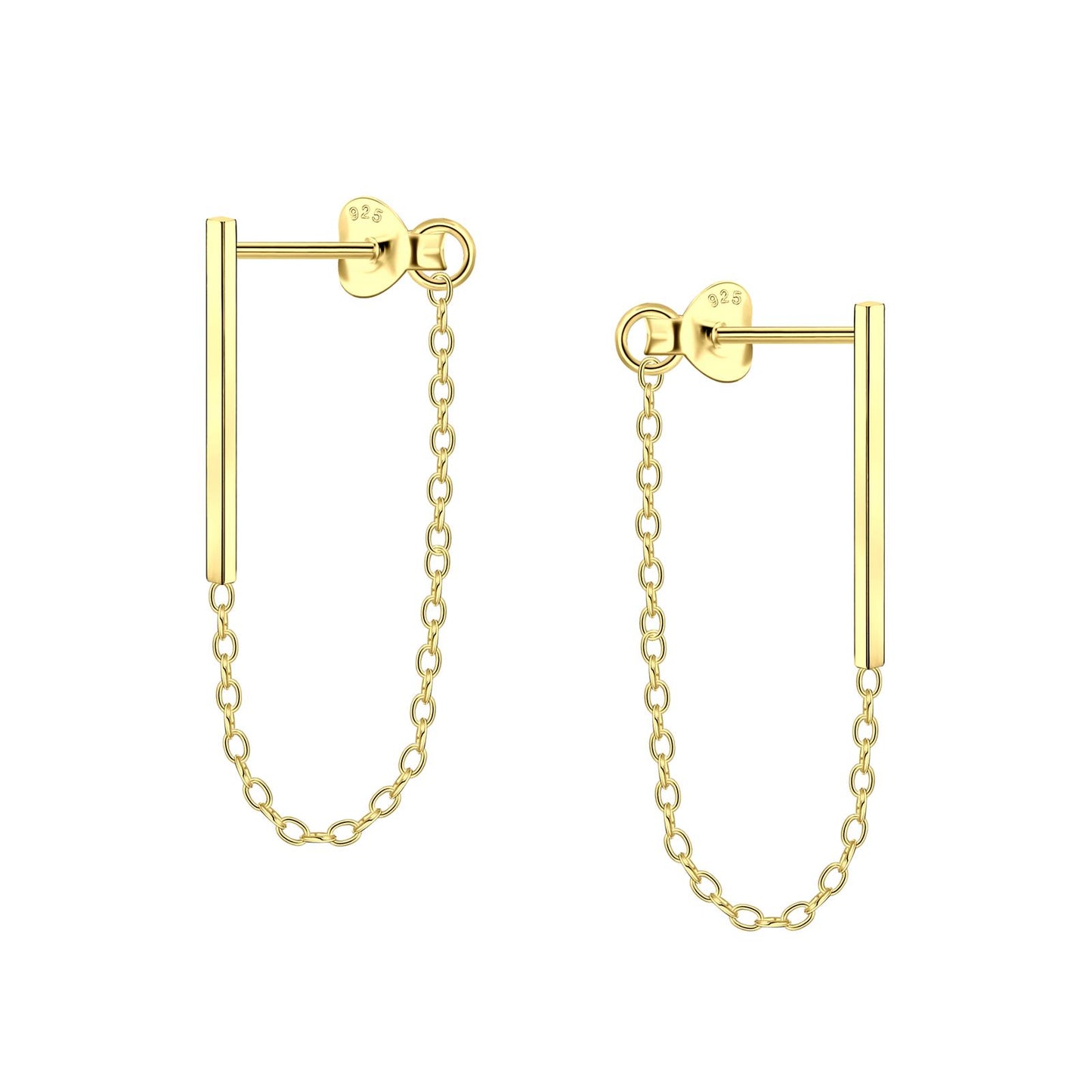 Kinder Ohrringe Stab aus 925 Silber