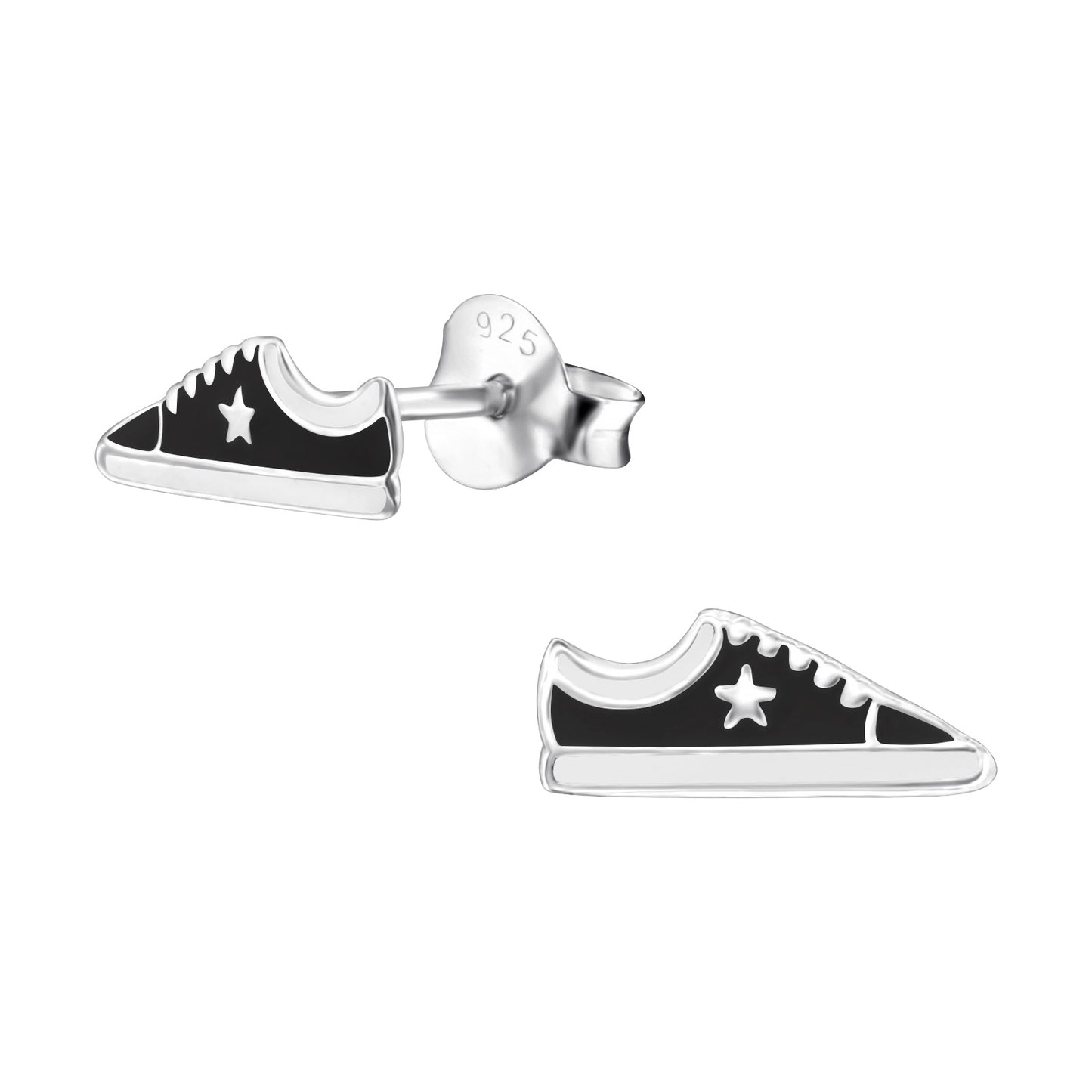 Kinder Ohrringe Sneaker aus 925 Silber