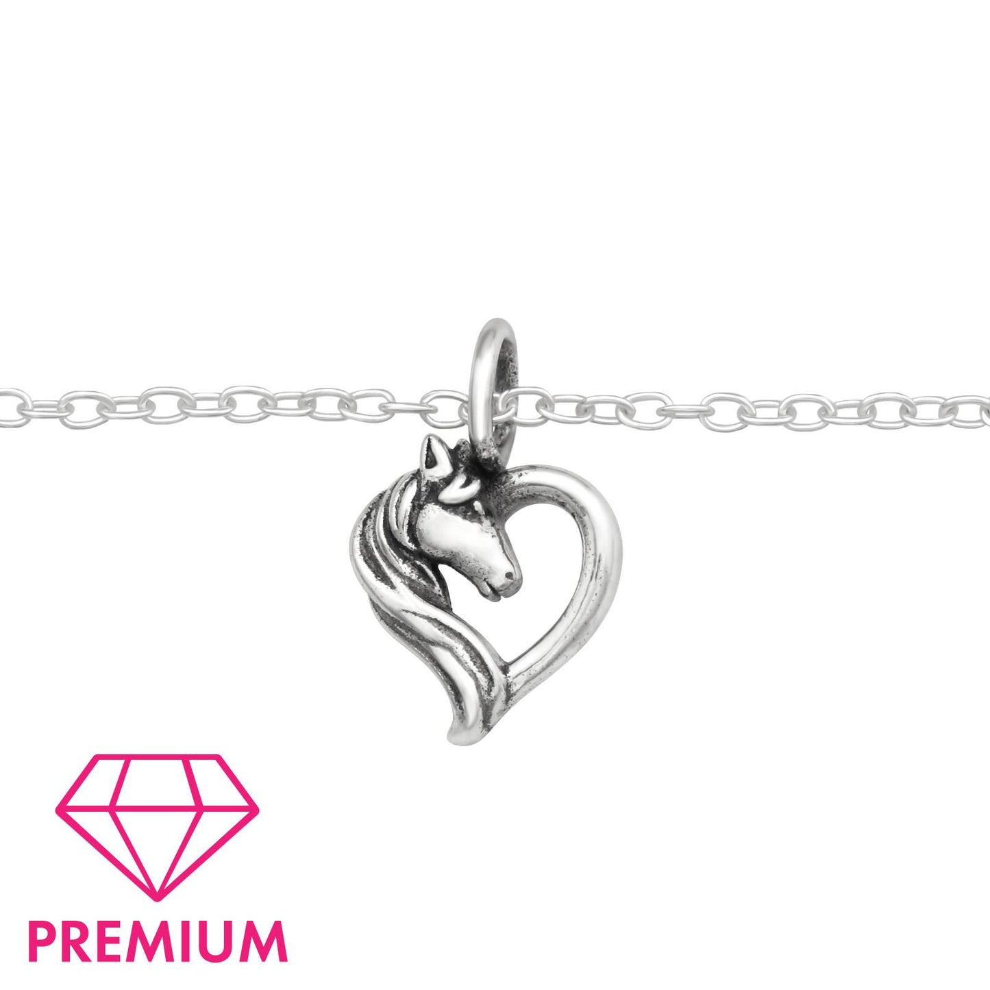 Kinder Armband Pferd aus 925 Silber