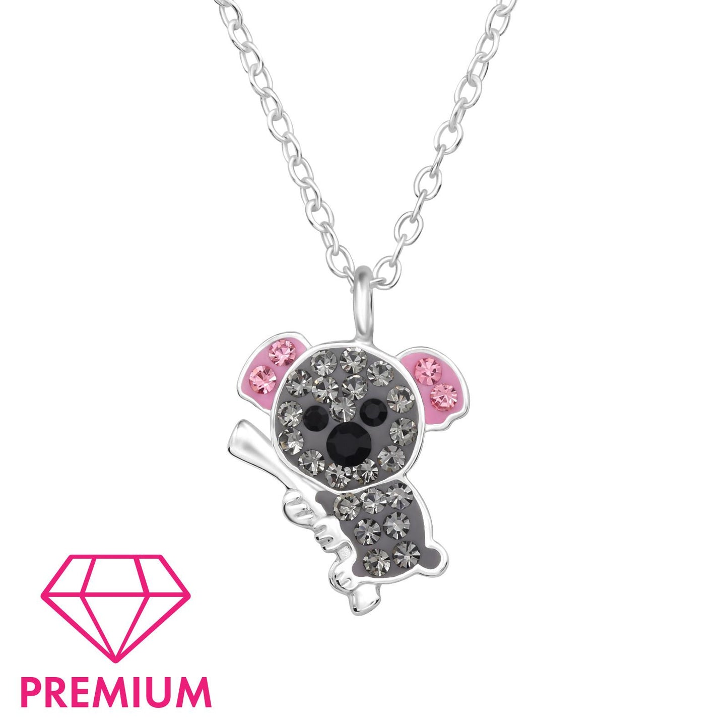 Kinder Halskette Koala aus 925 Silber