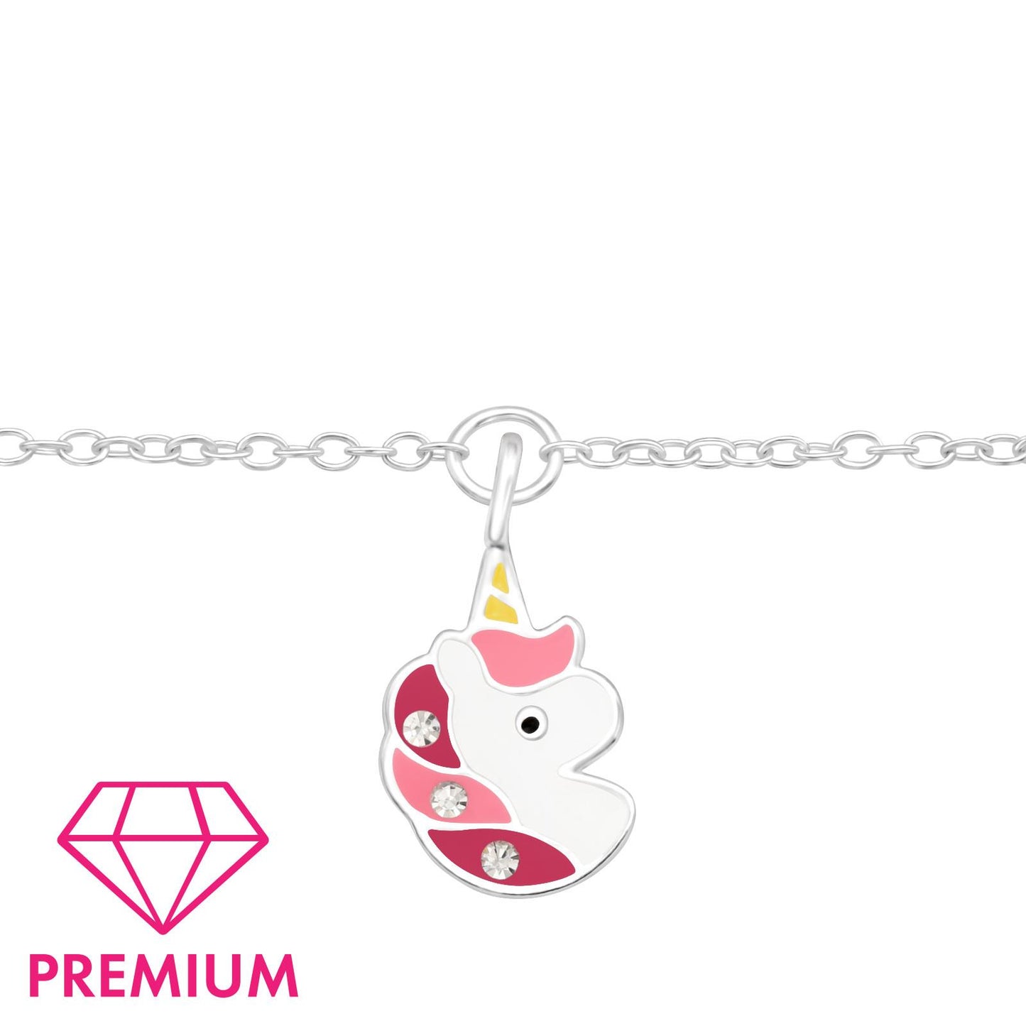 Kinder Armband Einhorn aus 925 Silber