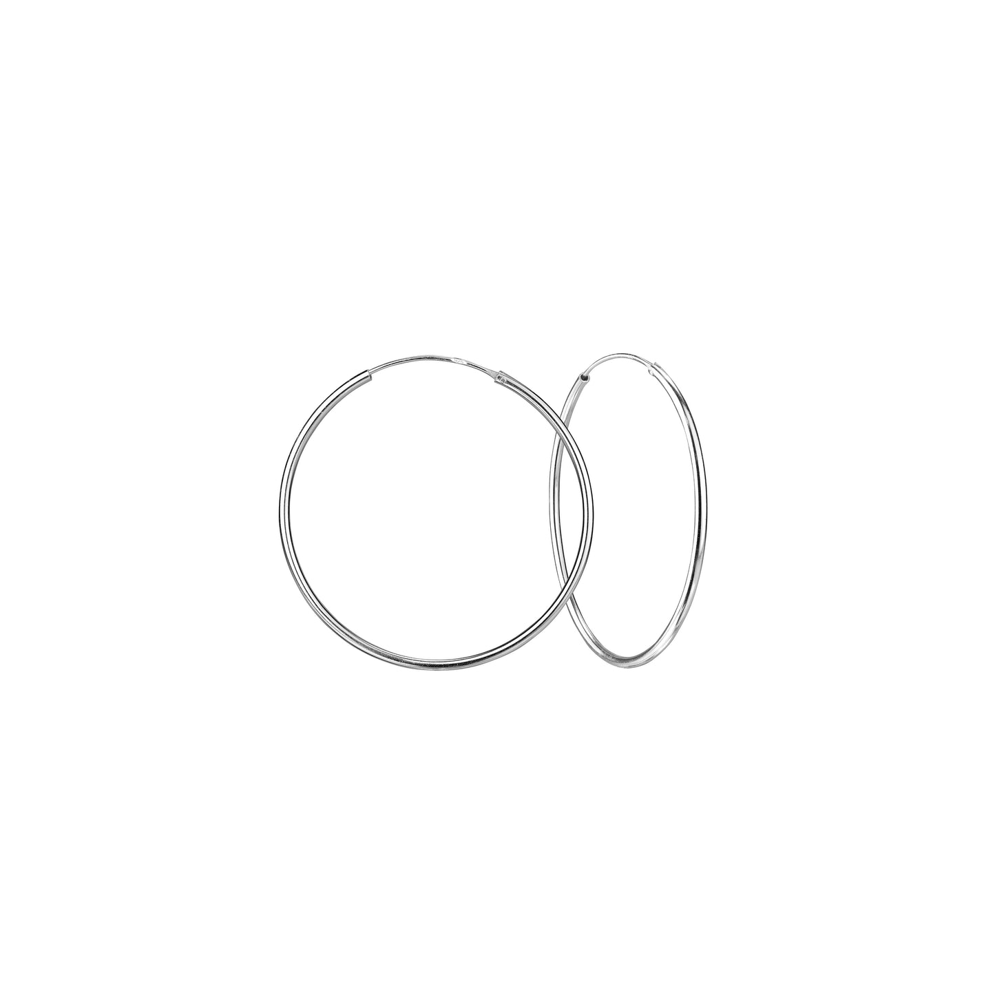 Kinder Creolen 30mm aus 925 Silber