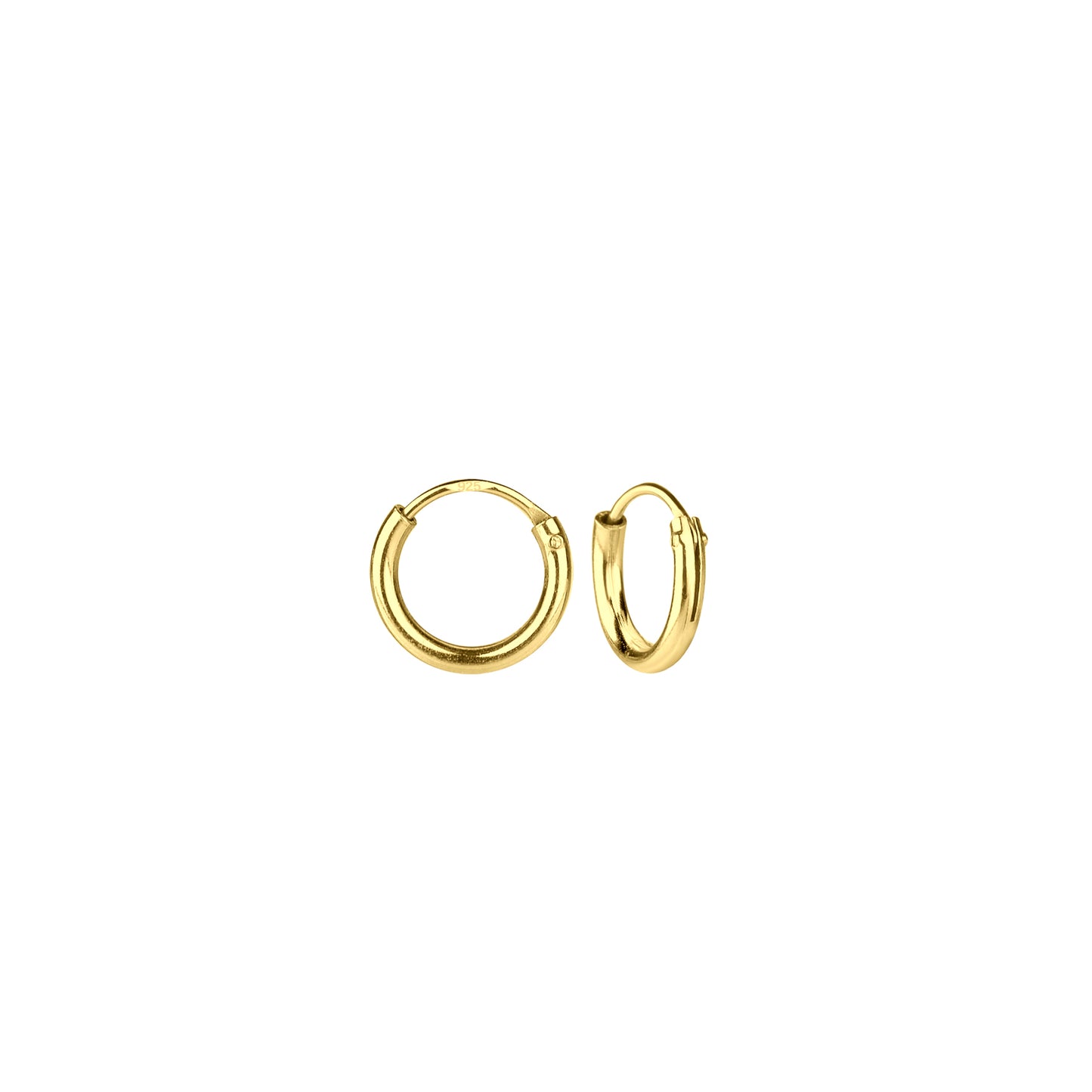 Kinder Creolen 8mm aus 925 Silber