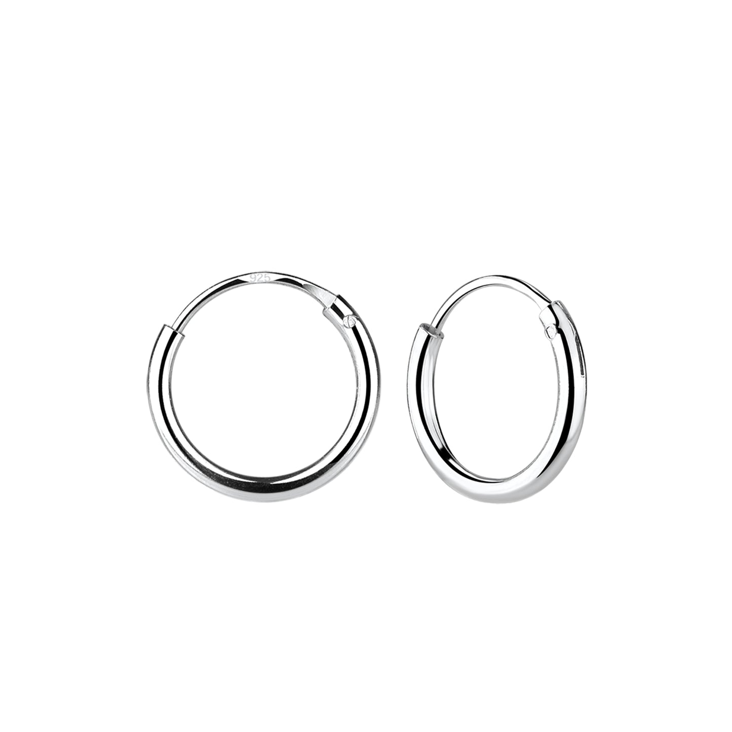 Kinder Creolen 12mm aus 925 Silber