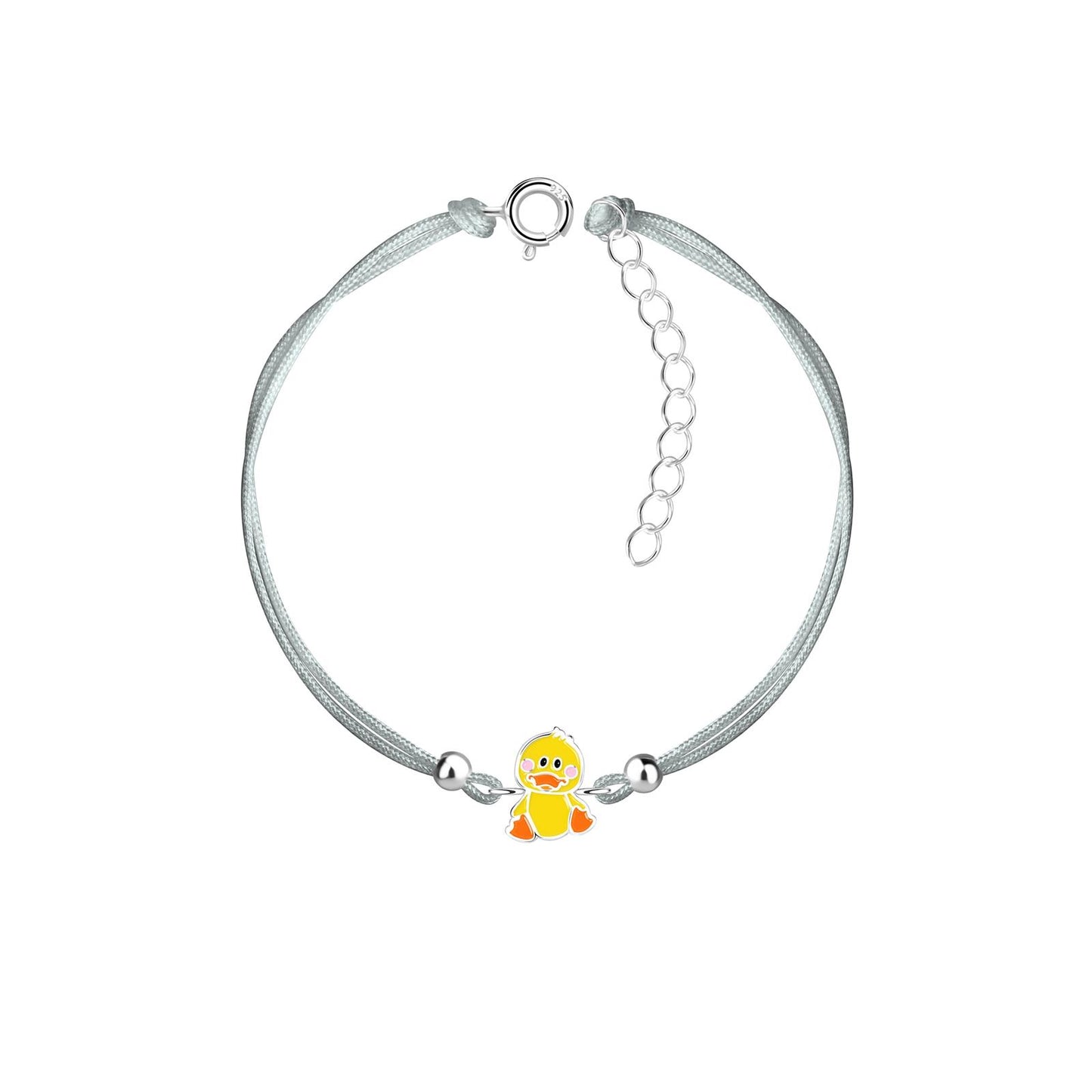 Kinder Armband Enten aus 925 Silber