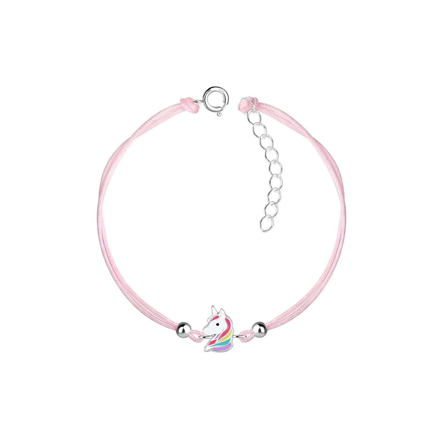 Kinder Armband Einhorn aus 925 Silber