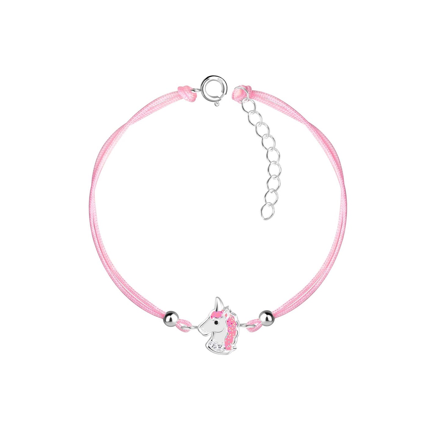 Kinder Armband Einhorn aus 925 Silber