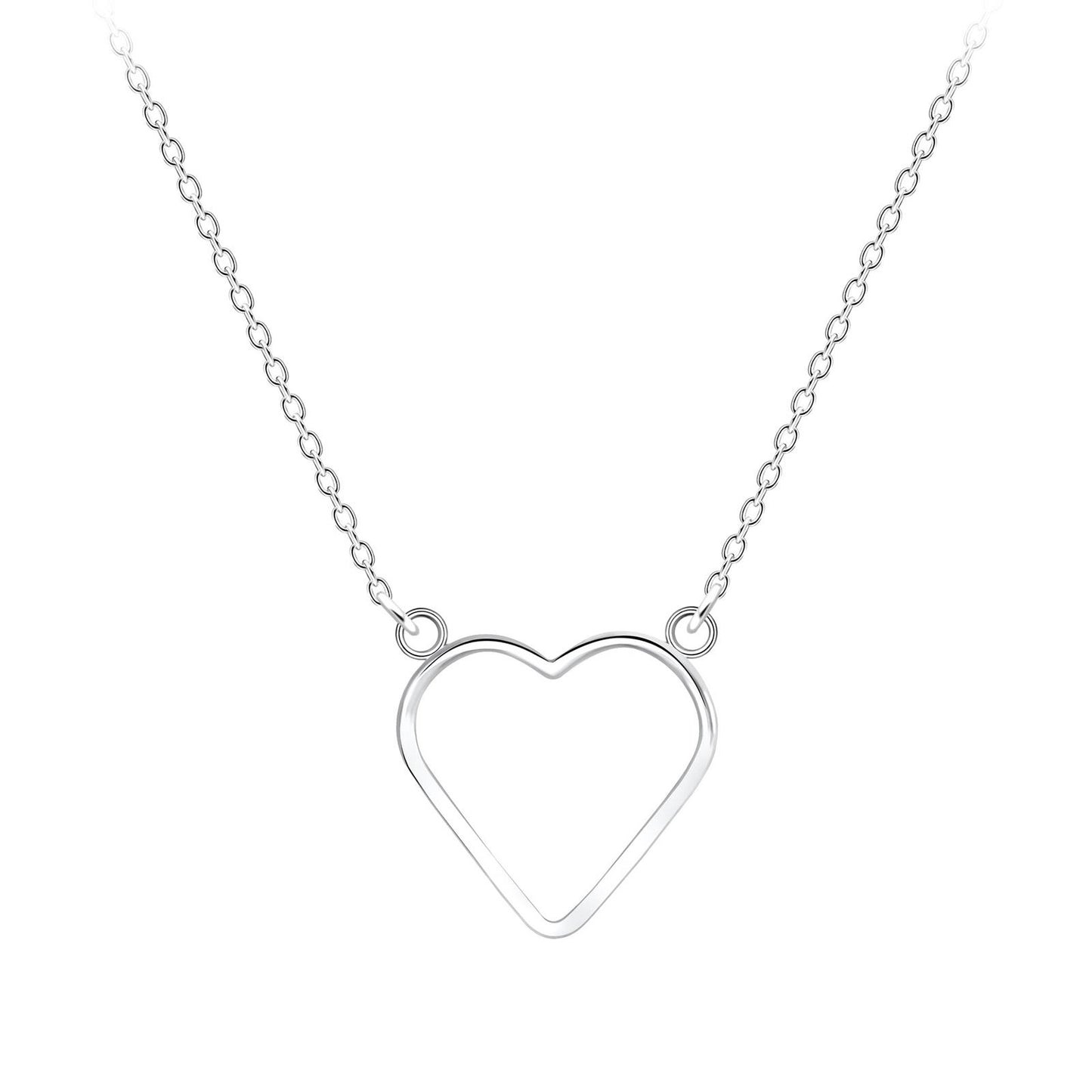 Kinder Halskette Herz aus 925 Silber