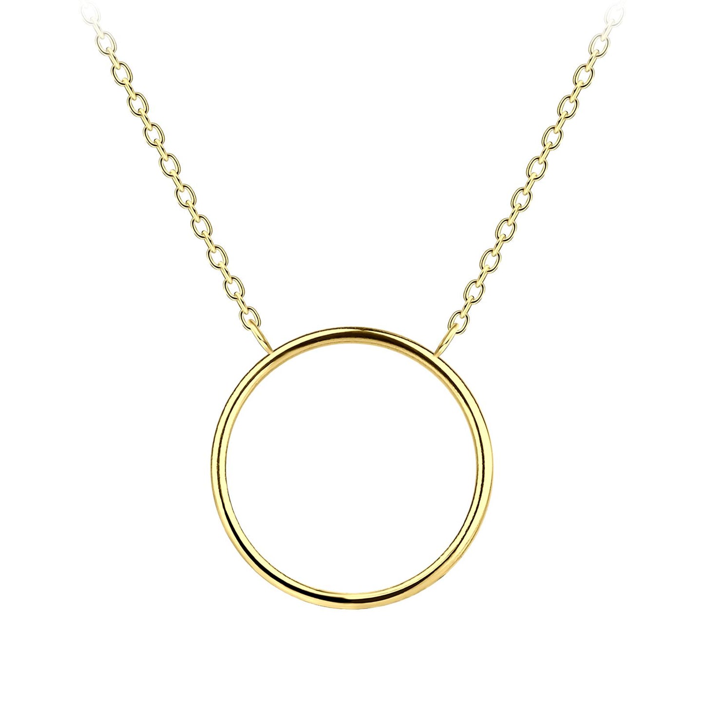 Ronde kinderketting van 925 zilver.