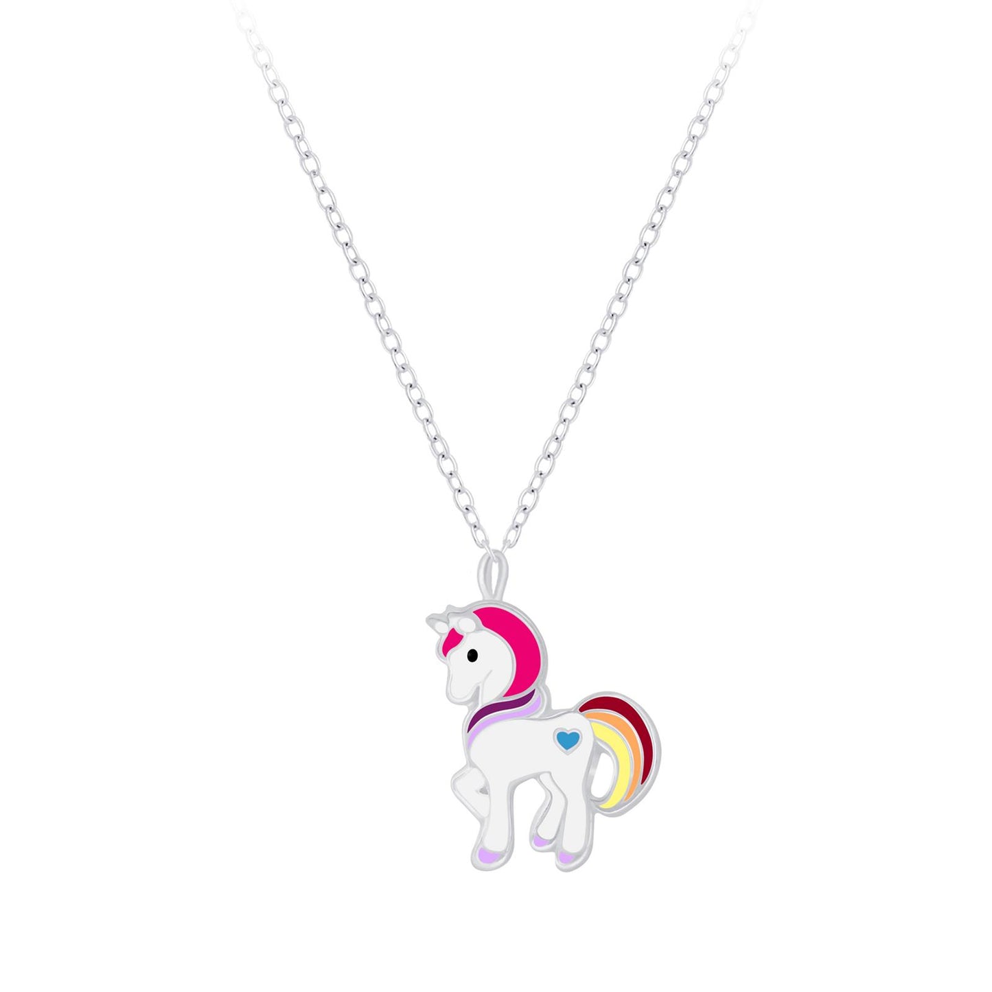 Kinder Halskette Einhorn aus 925 Silber