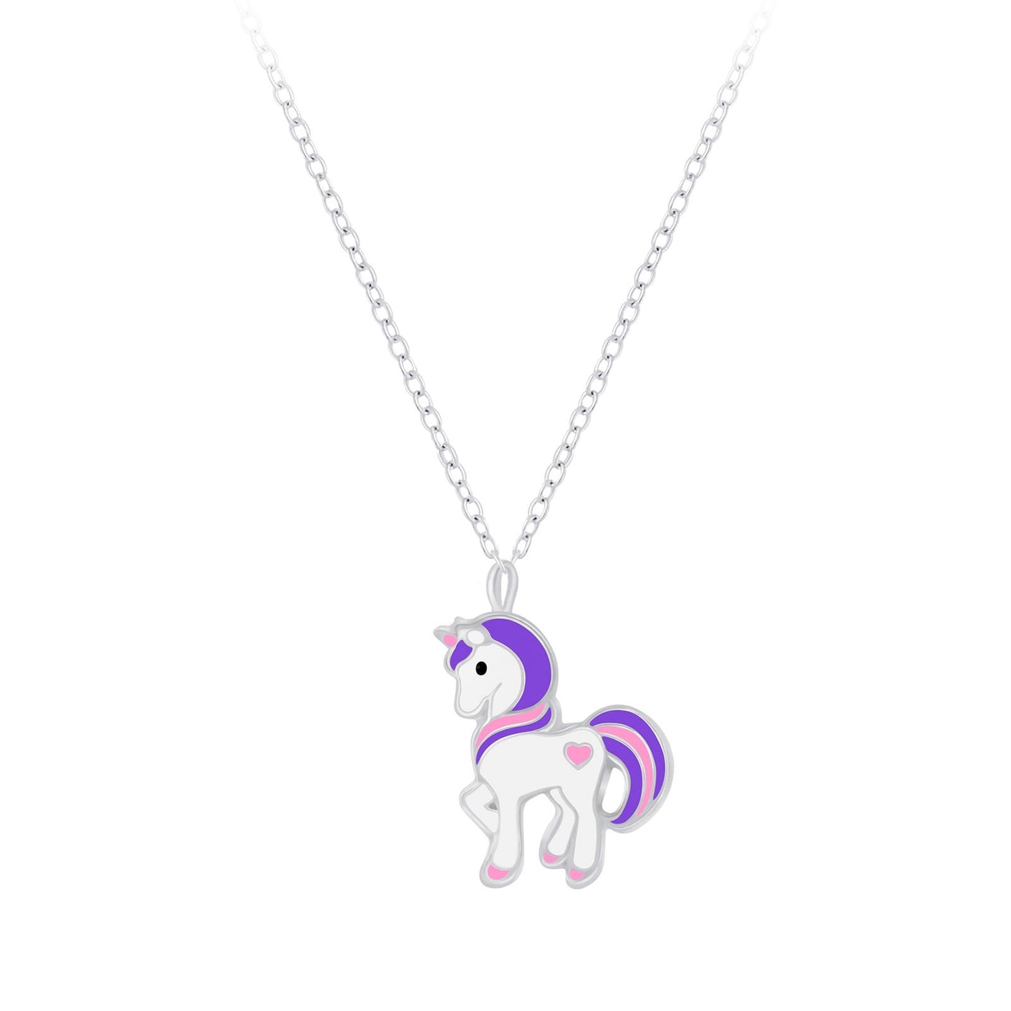 Kinder Halskette Einhorn aus 925 Silber