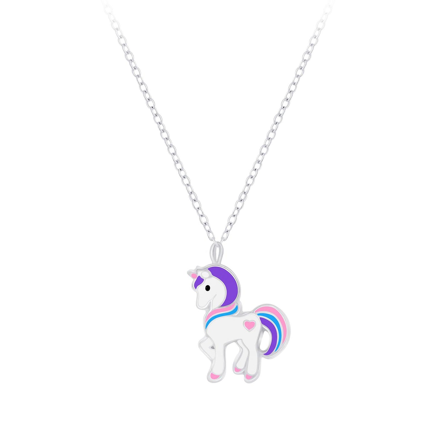 Kinder Halskette Einhorn aus 925 Silber