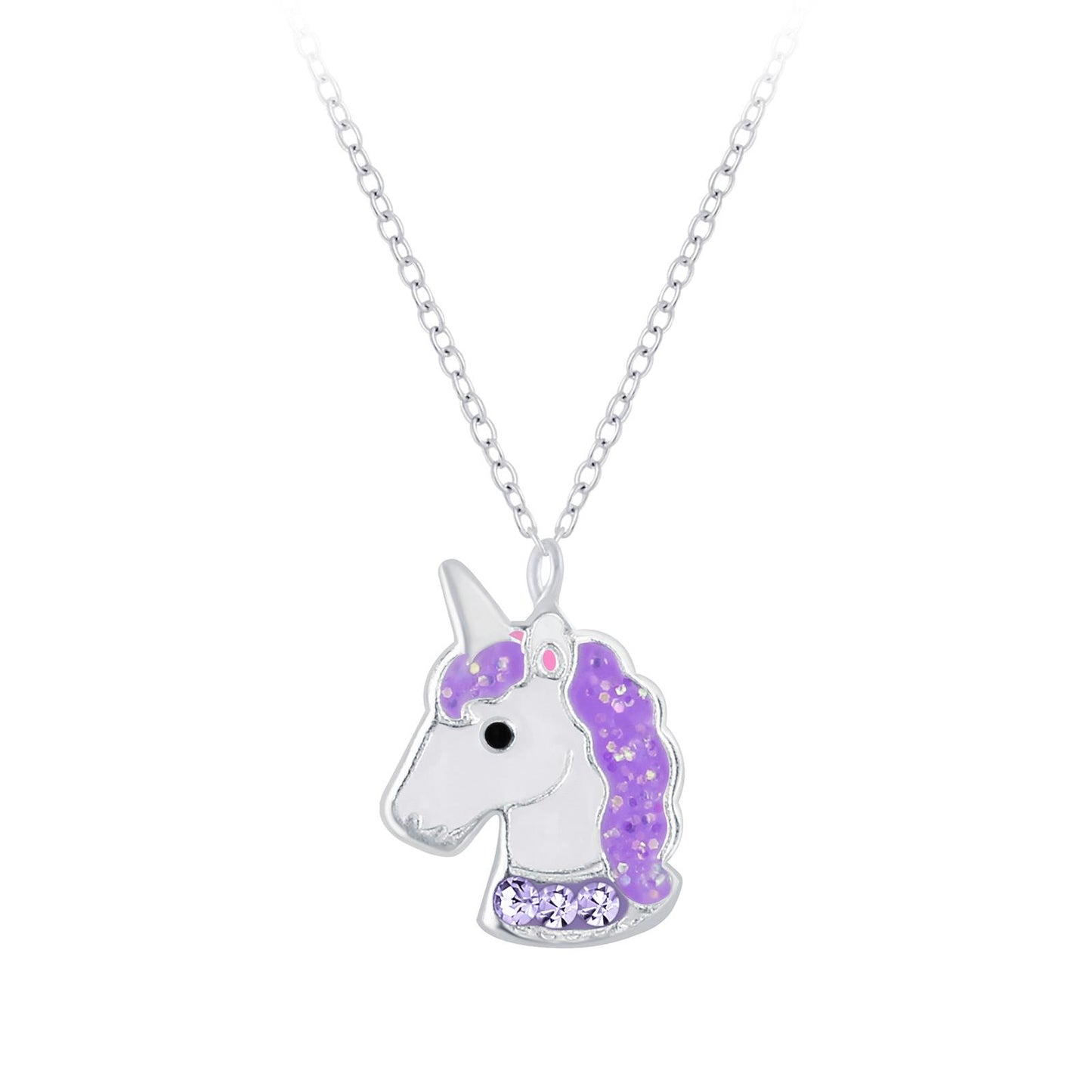Kinder Halskette Einhorn aus 925 Silber