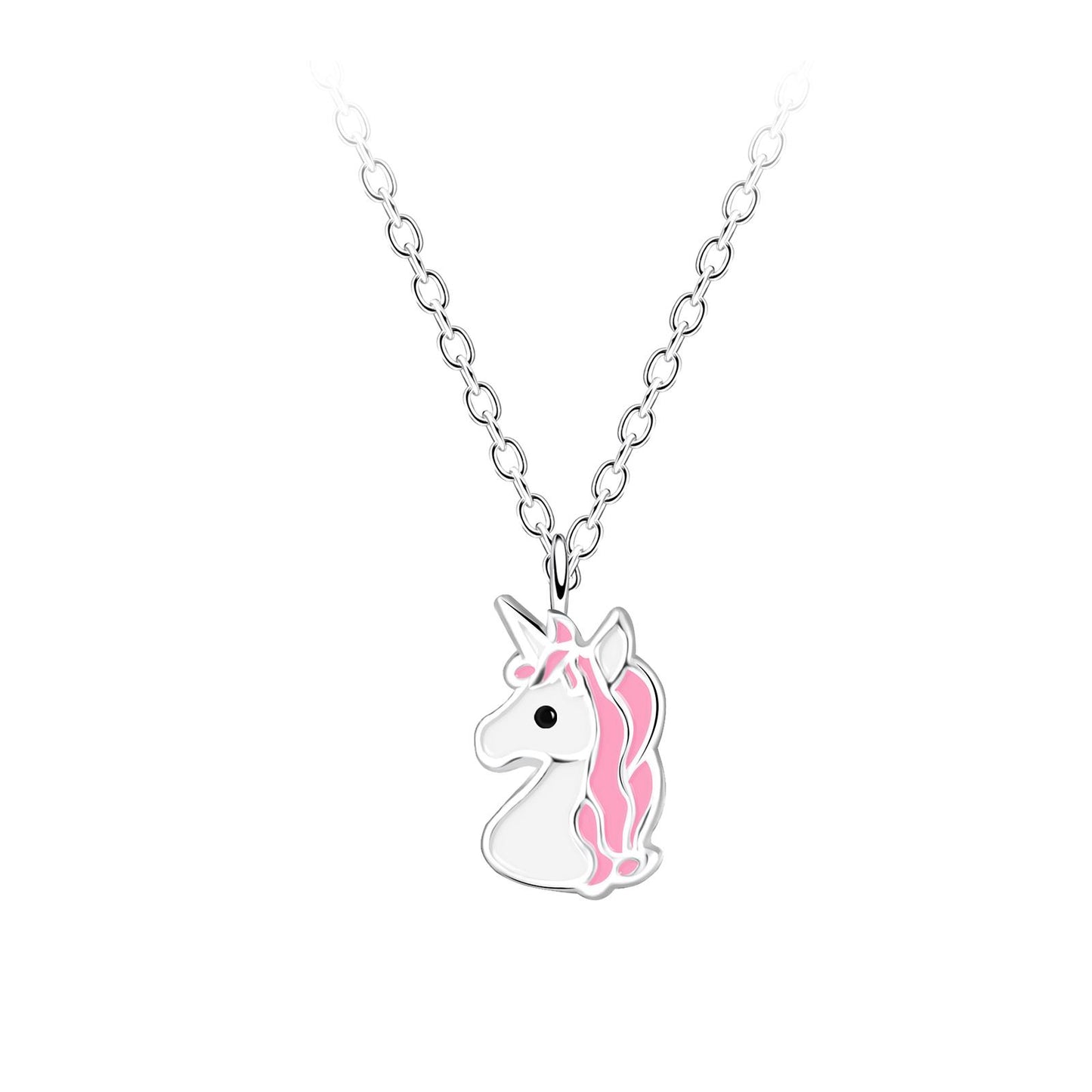 Kinder Halskette Einhorn aus 925 Silber