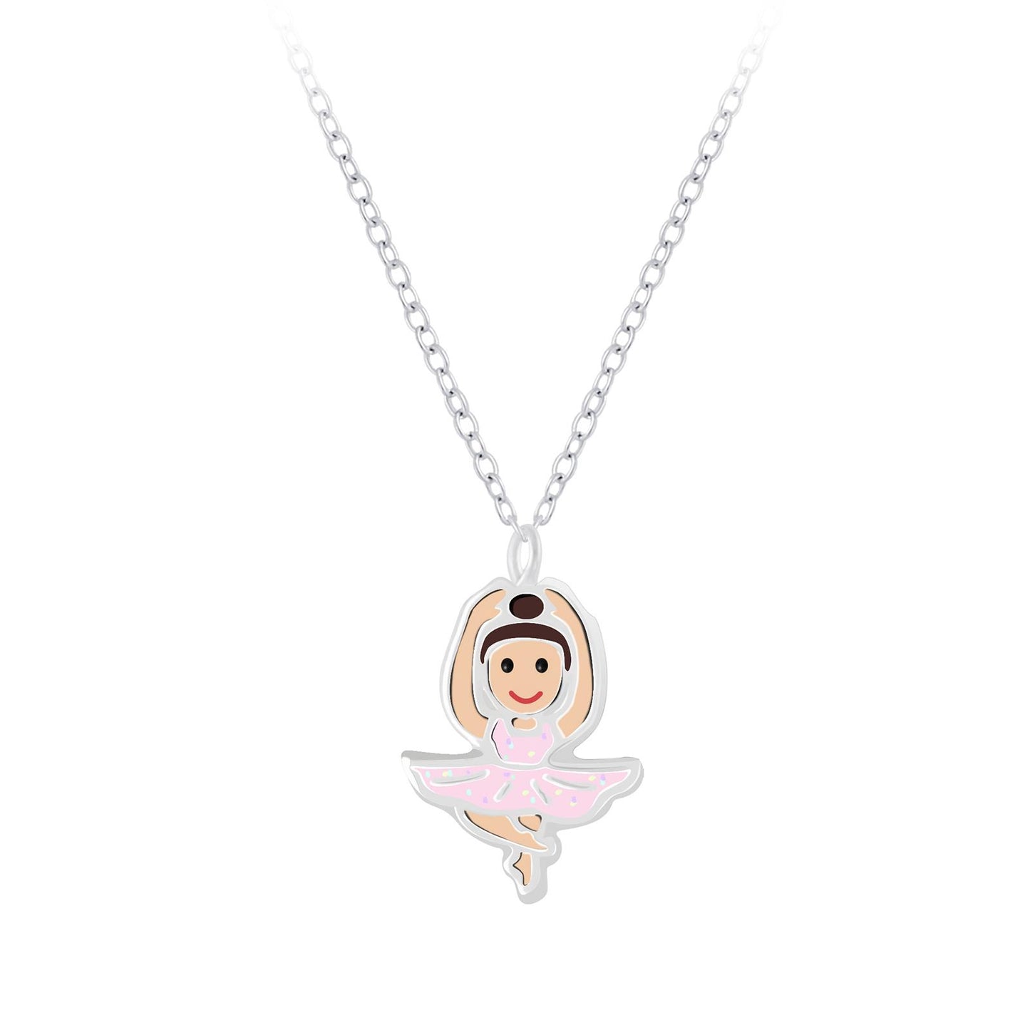 Kinder Halskette Ballerina aus 925 Silber