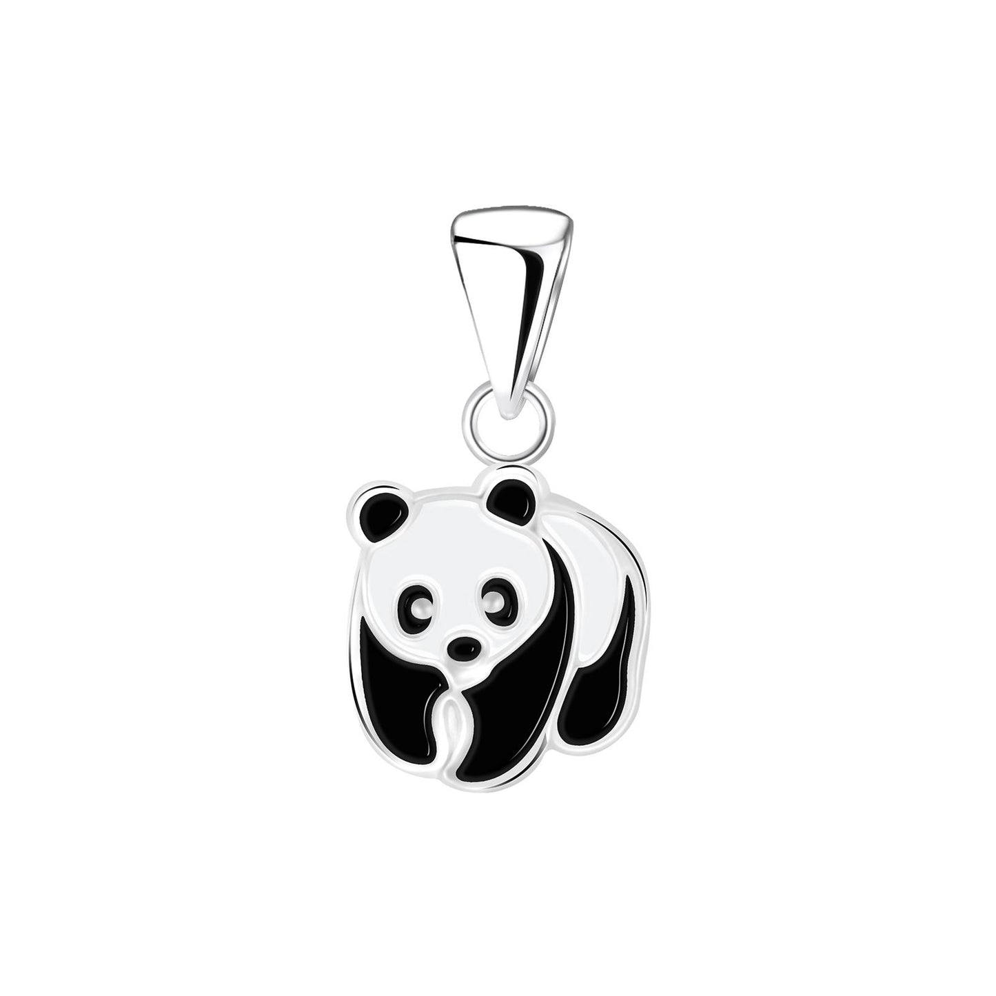 Kinderketting met pandahanger in 925 sterling zilver