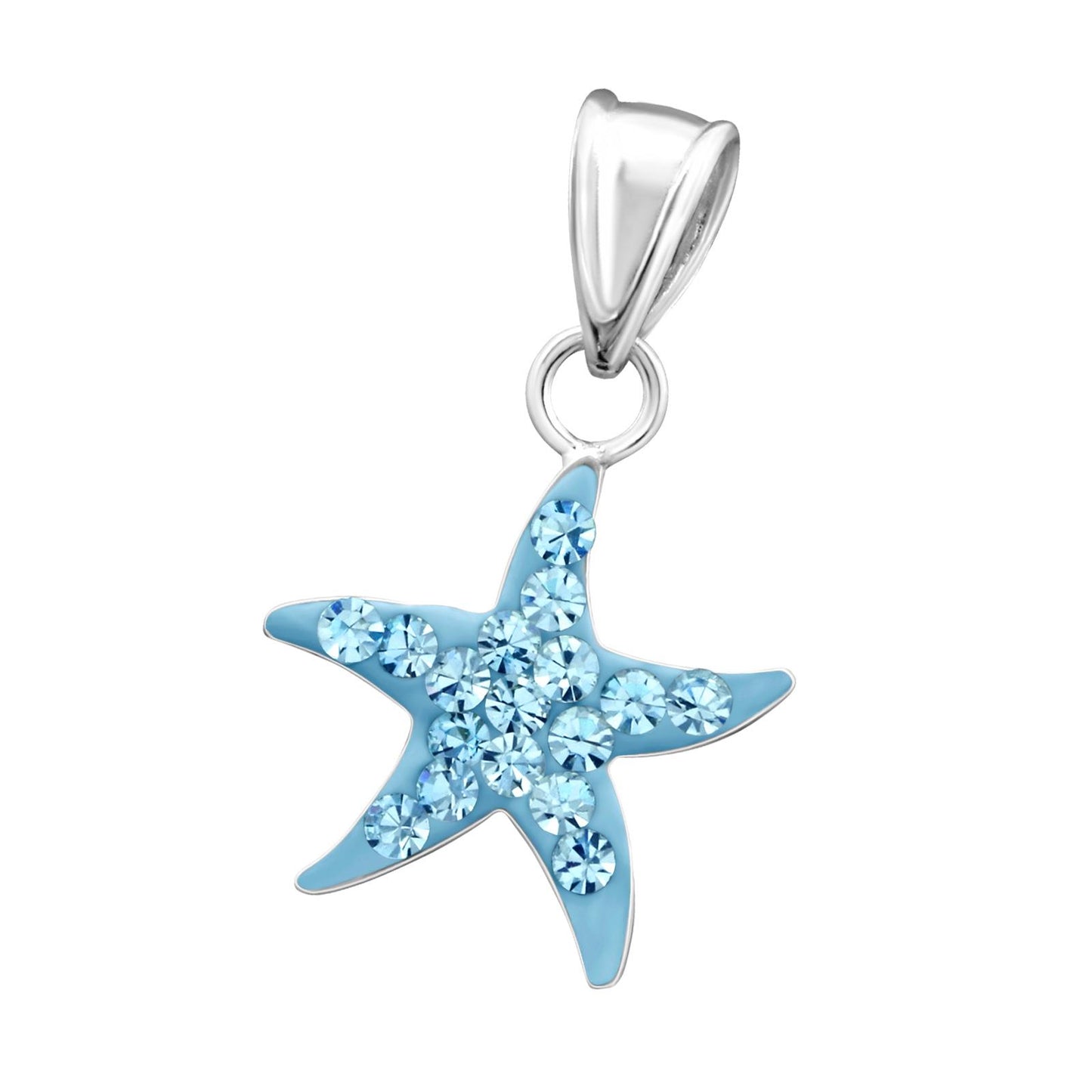 Children's Star Pendant Necklace in 925 Sterling Silver