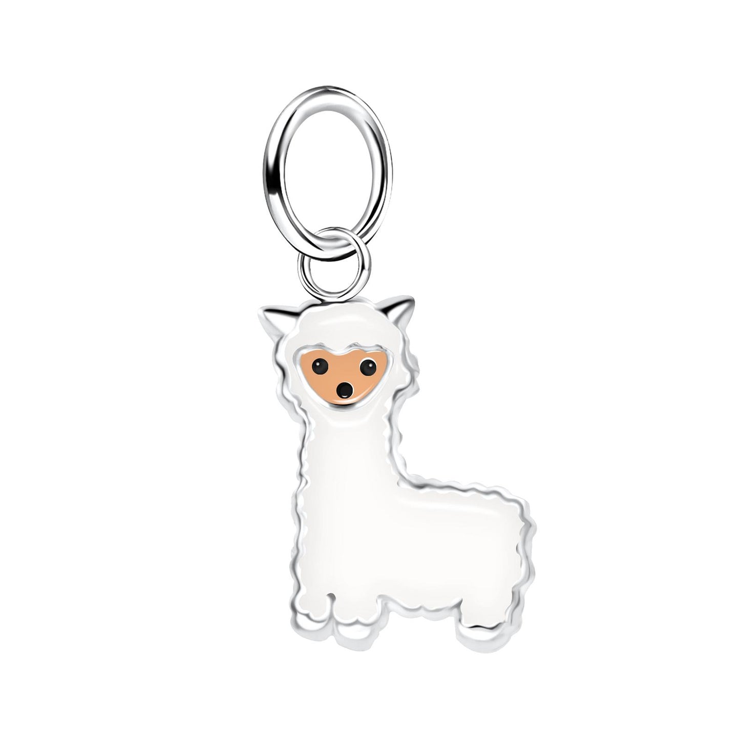 Kinderketting met alpaca-hanger in 925 sterling zilver