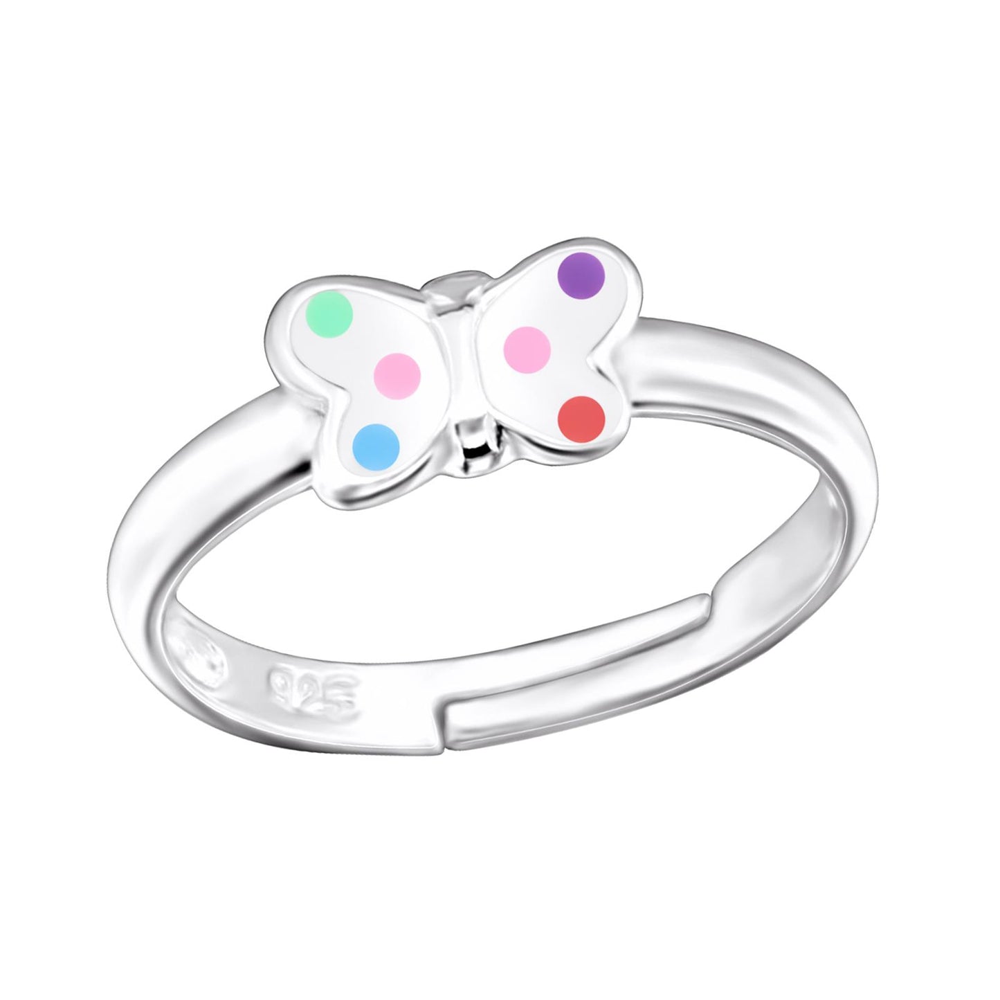 Mädchen Ring Schmetterling Größe 2,5 aus 925 Silber