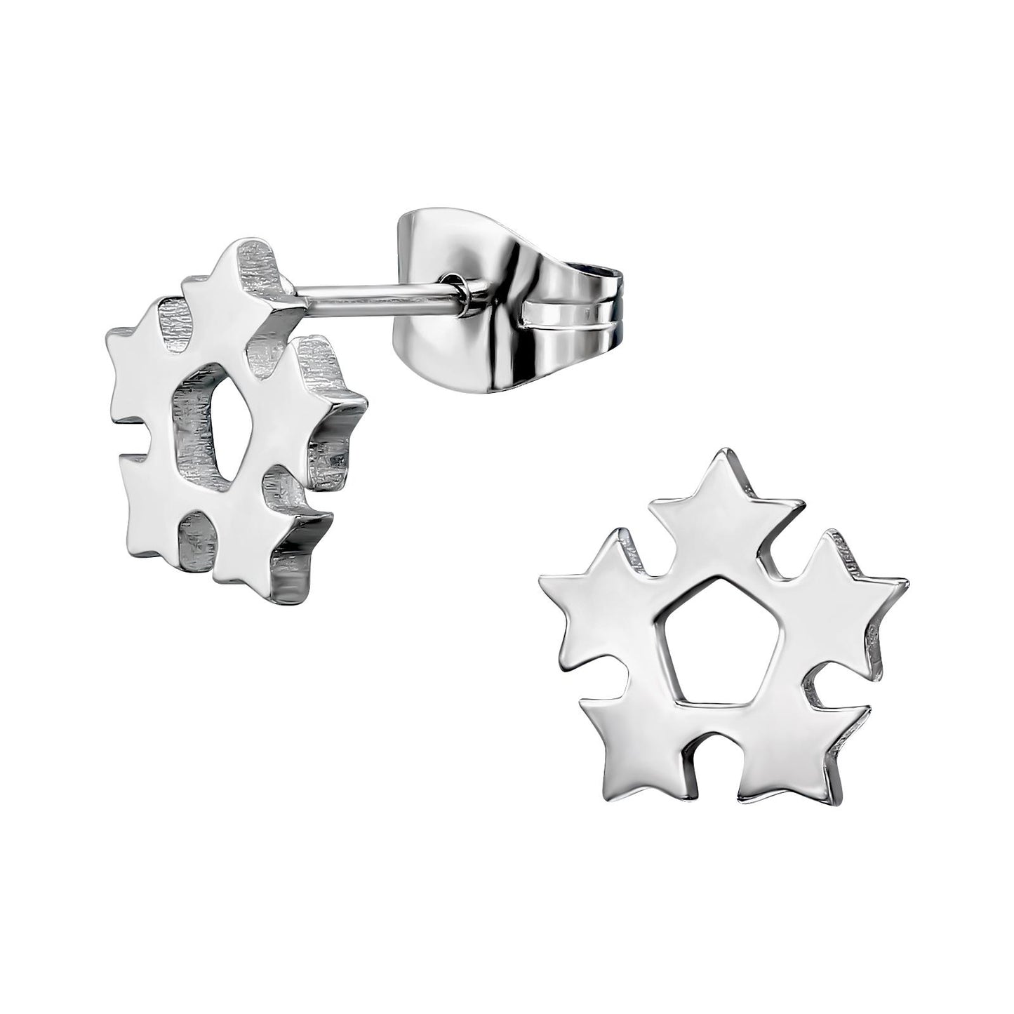 Mädchen Ohrringe Stern aus Chirurgenstahl
