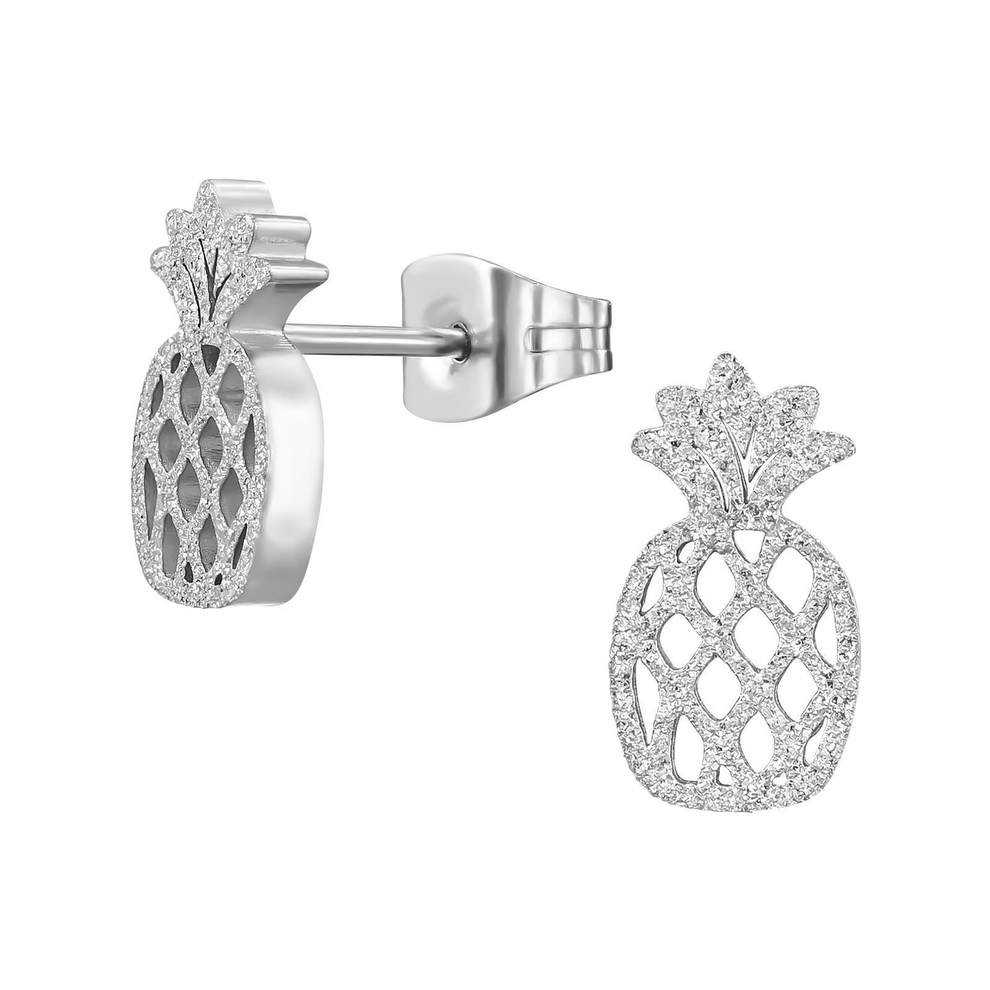 Kinder Ohrringe Ananas aus Chirurgenstahl