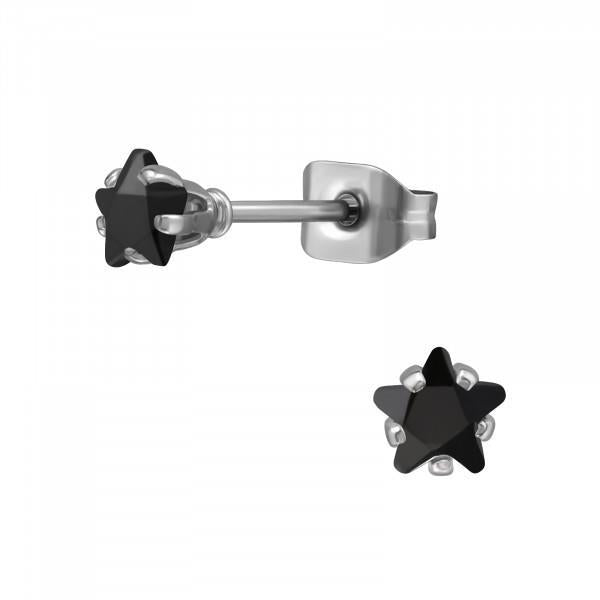 Mädchen Ohrringe Stern aus Chirurgenstahl