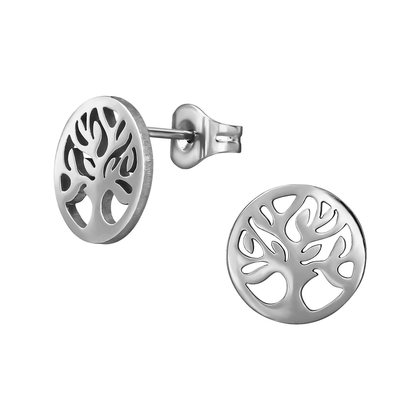 Children's Tree of Life earrings made of surgical steel