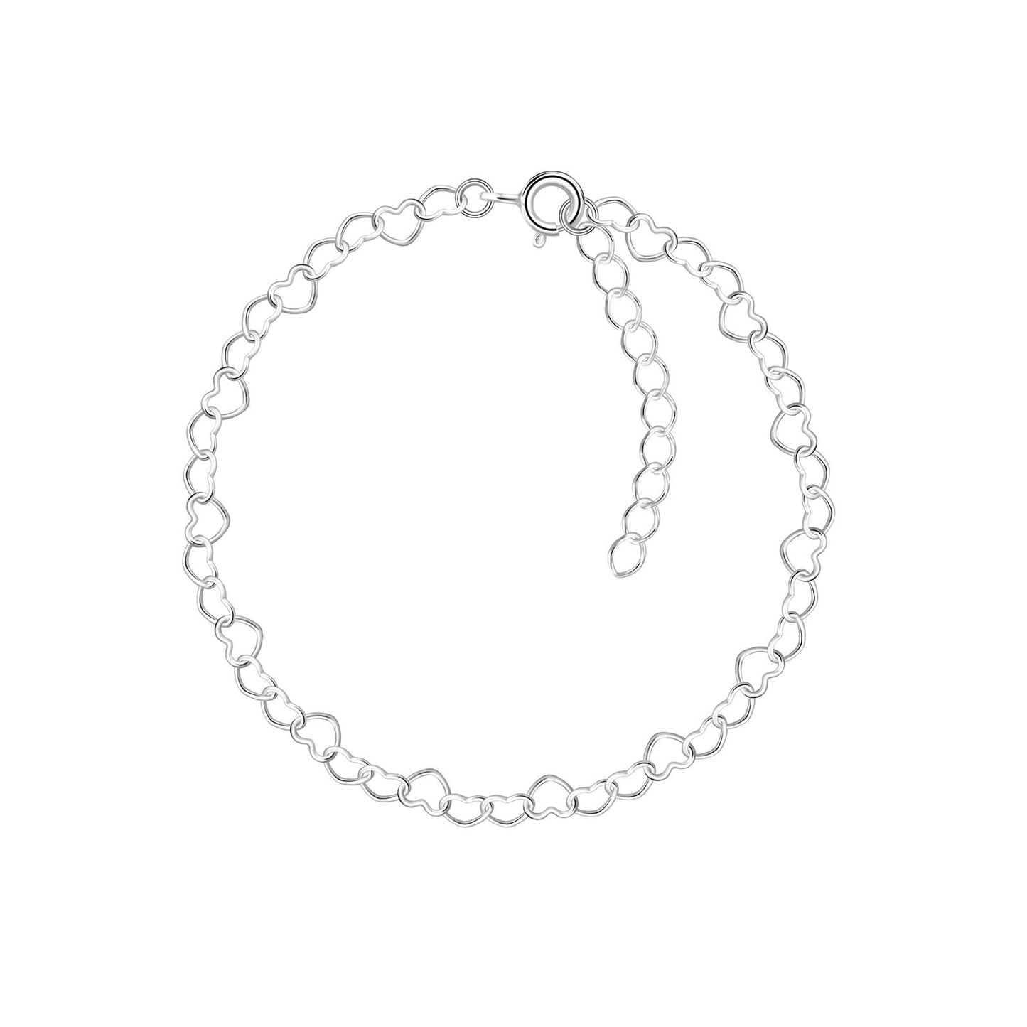 Kinder Armband Herz aus 925 Silber