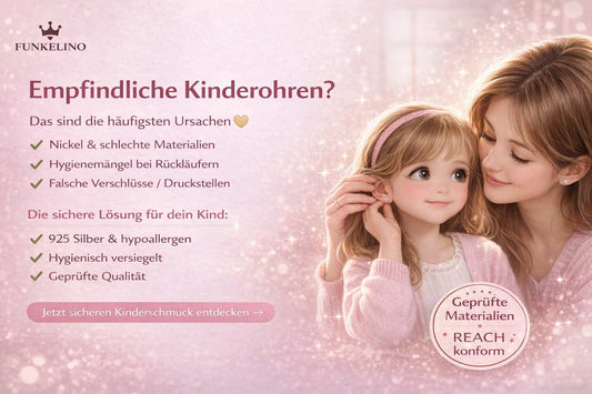 Mutter mit Kind und empfindlichen Ohren - Ursachen und Lösungen von Funkleino