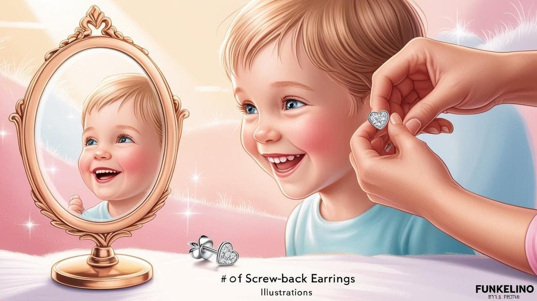 🔒 Nie wieder verlorene Ohrringe! Warum Schraubverschluss-Ohrringe für Kinder die beste Wahl sind ✨