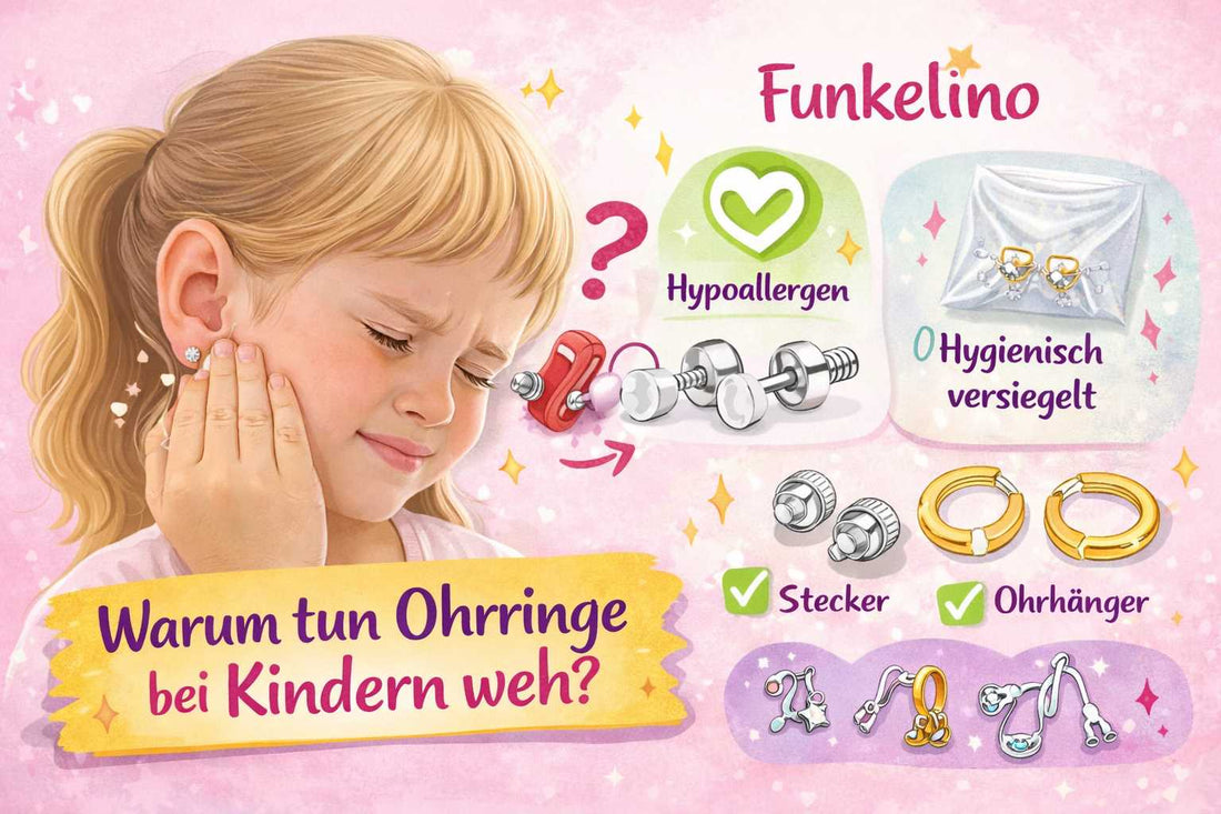 Warum tun Ohrringe bei Kindern weh? Ursachen &amp; Lösungen für empfindliche Ohrlöcher