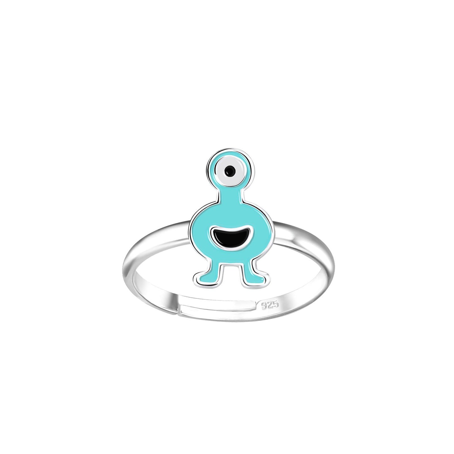 Kinder Ring Monster aus 925 Silber