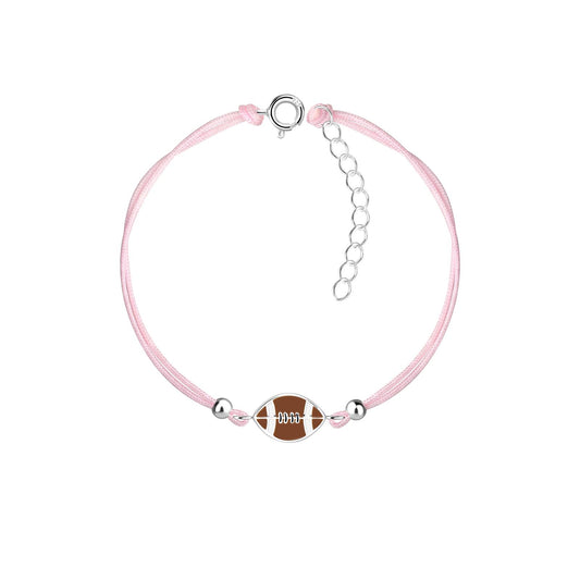 Kinder Armband American Football aus 925 Silber