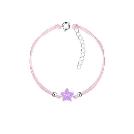 Kinder Armband Blumen aus 925 Silber