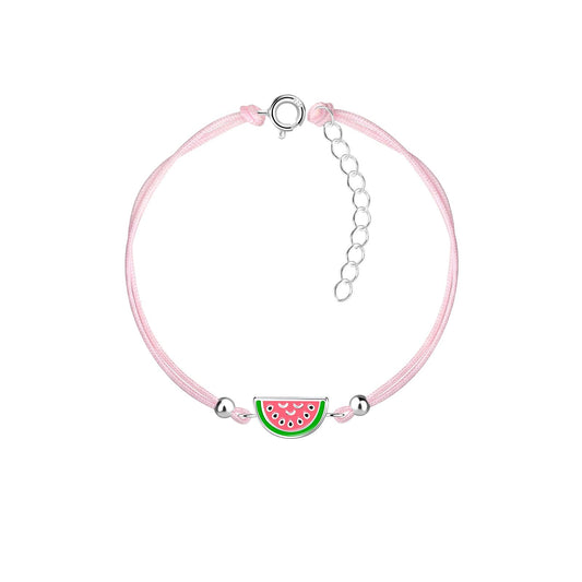 Kinder Armband Wassermelonen aus 925 Silber