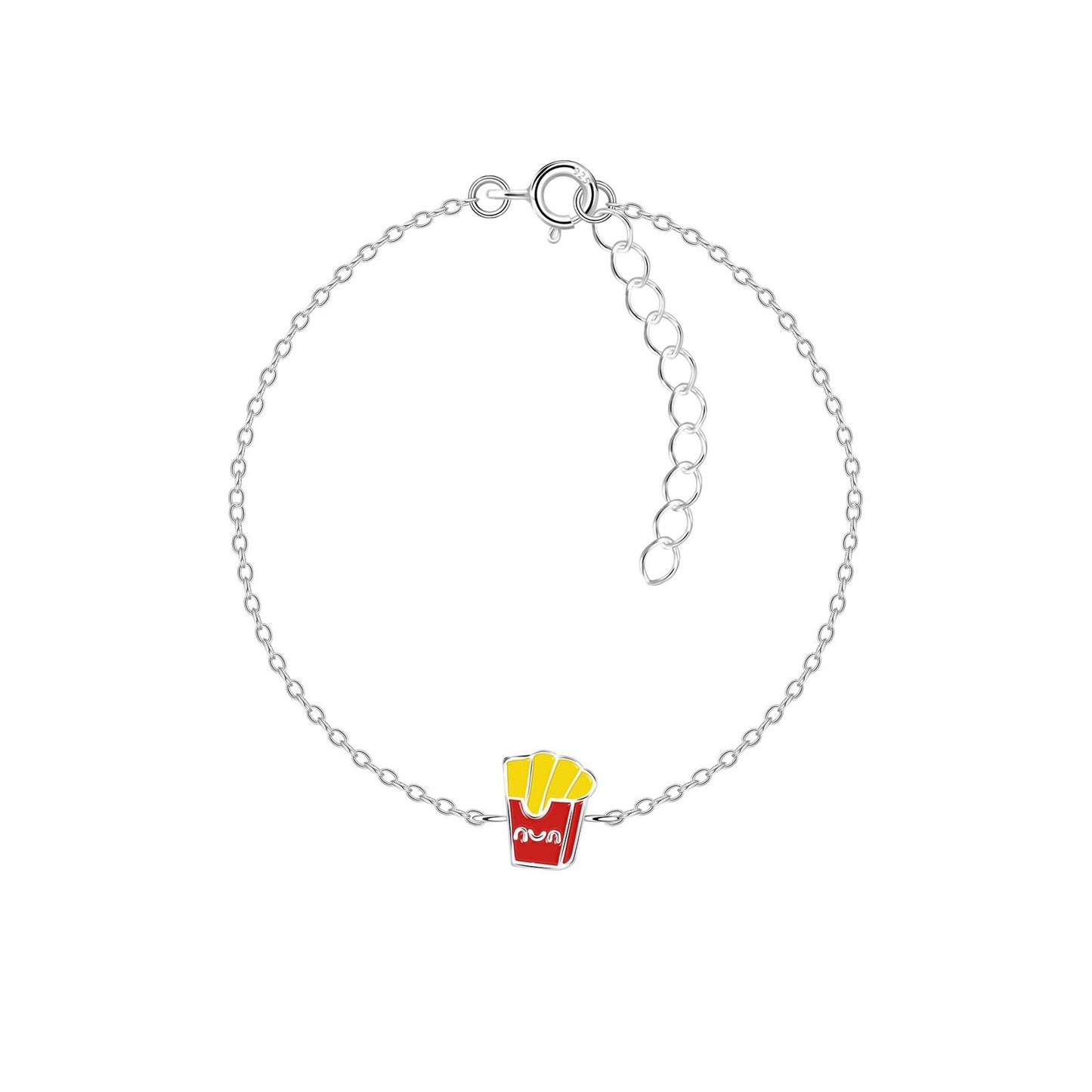Kinder Armband Pommes aus 925 Silber