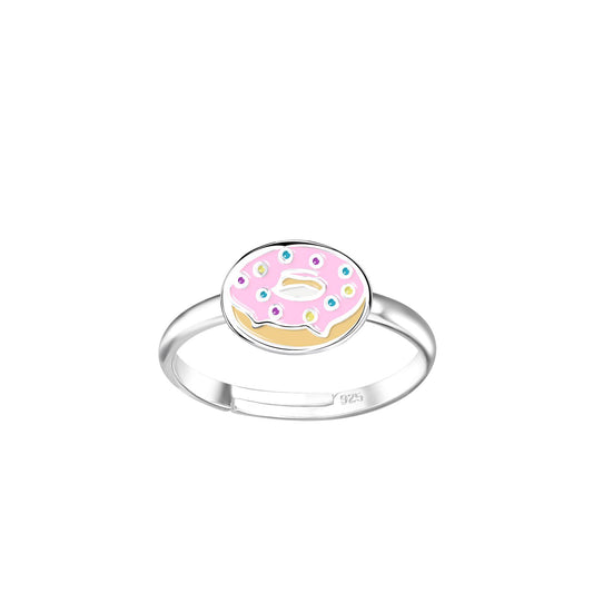 Kinder Ring Donut aus 925 Silber