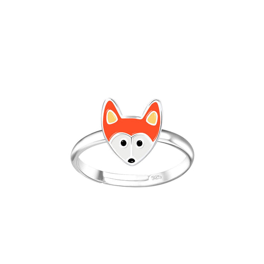 Kinder Ring Fuchs aus 925 Silber