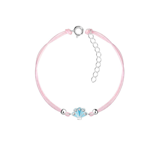 Kinder Armband Muschel aus 925 Silber