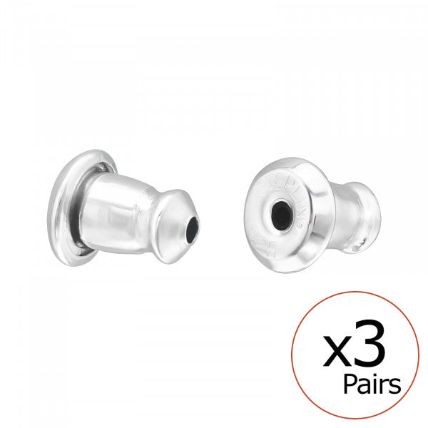 Schmetterlings-Verschlüsse aus 925 Silber