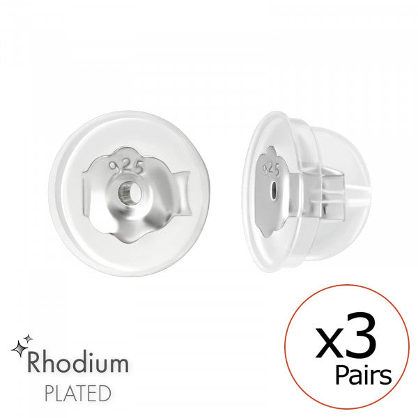 Ohrstecker Ersatz Verschlüsse aus 925 Silber