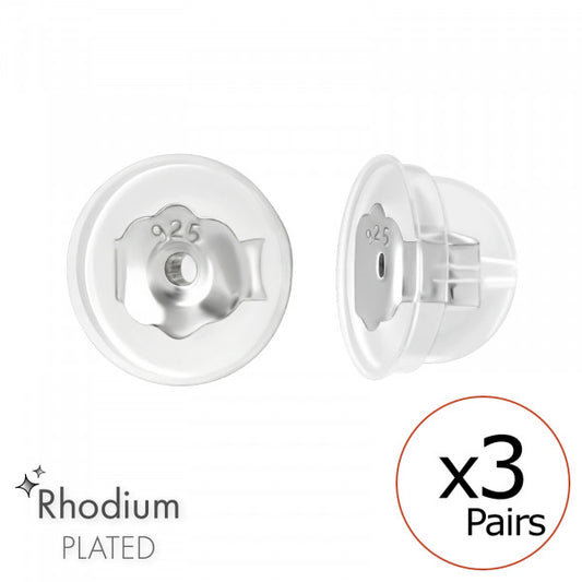 Ohrstecker Ersatz Verschlüsse aus 925 Silber
